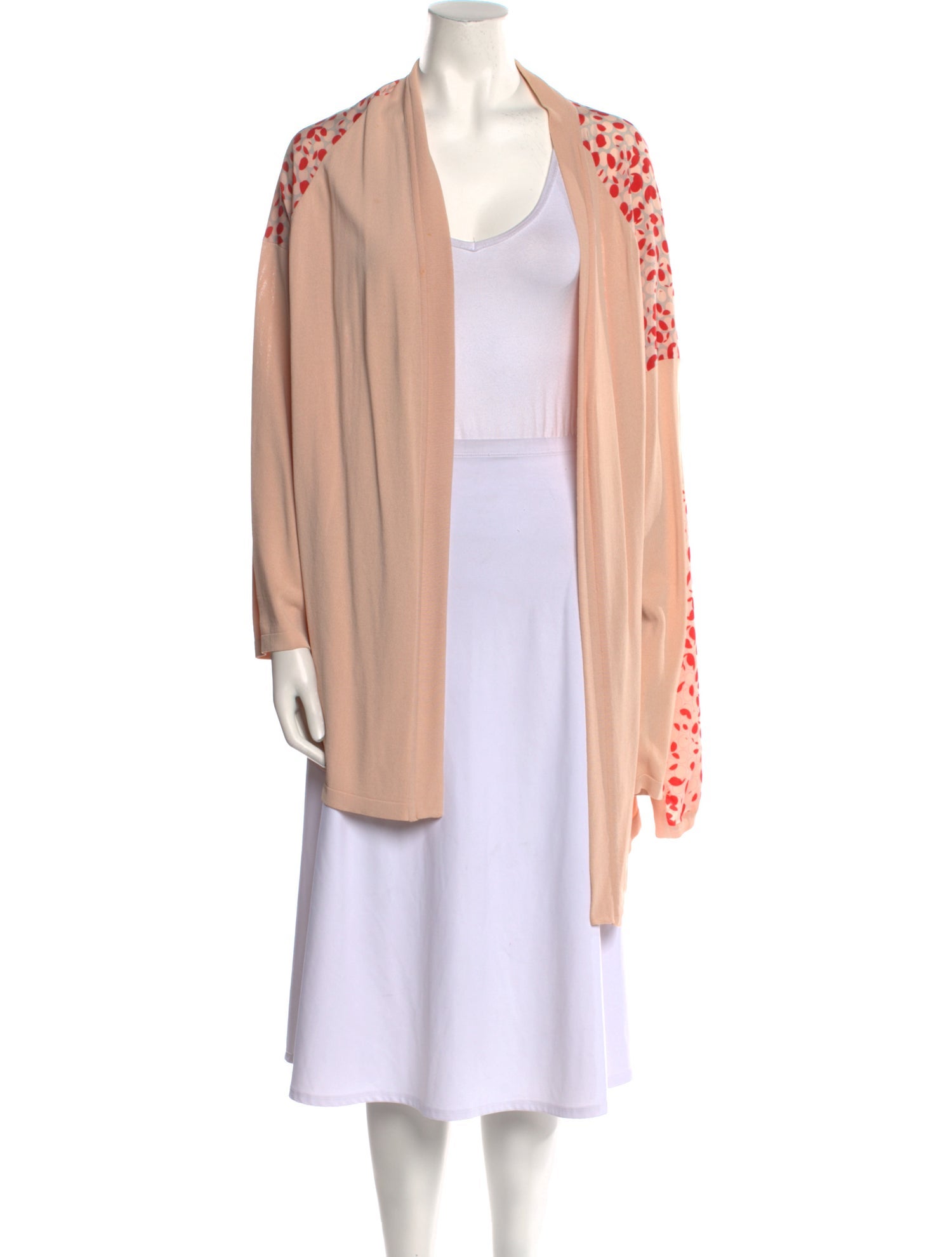 Marina Rinaldi Wool Open Front Sweater