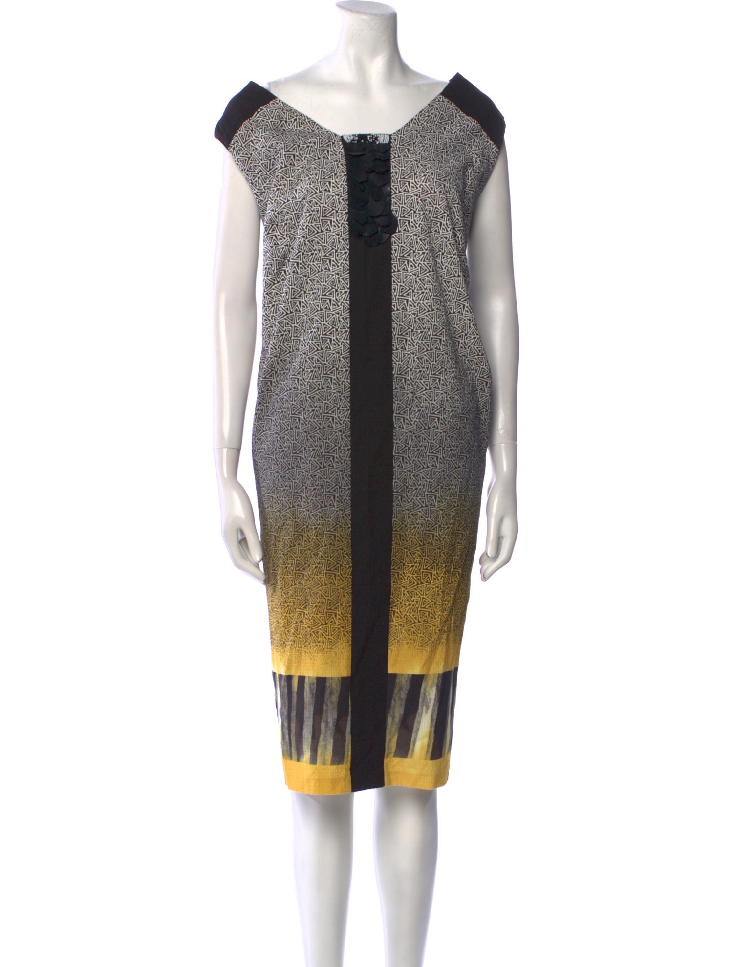 Marina Rinaldi Printed Midi Length Dress