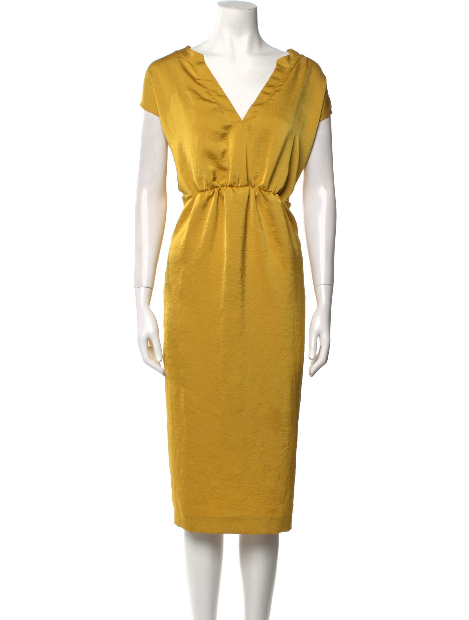 Marina Rinaldi V-Neck Midi Length Dress