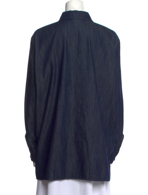 Marina Rinaldi Long Sleeve Button-Up Top