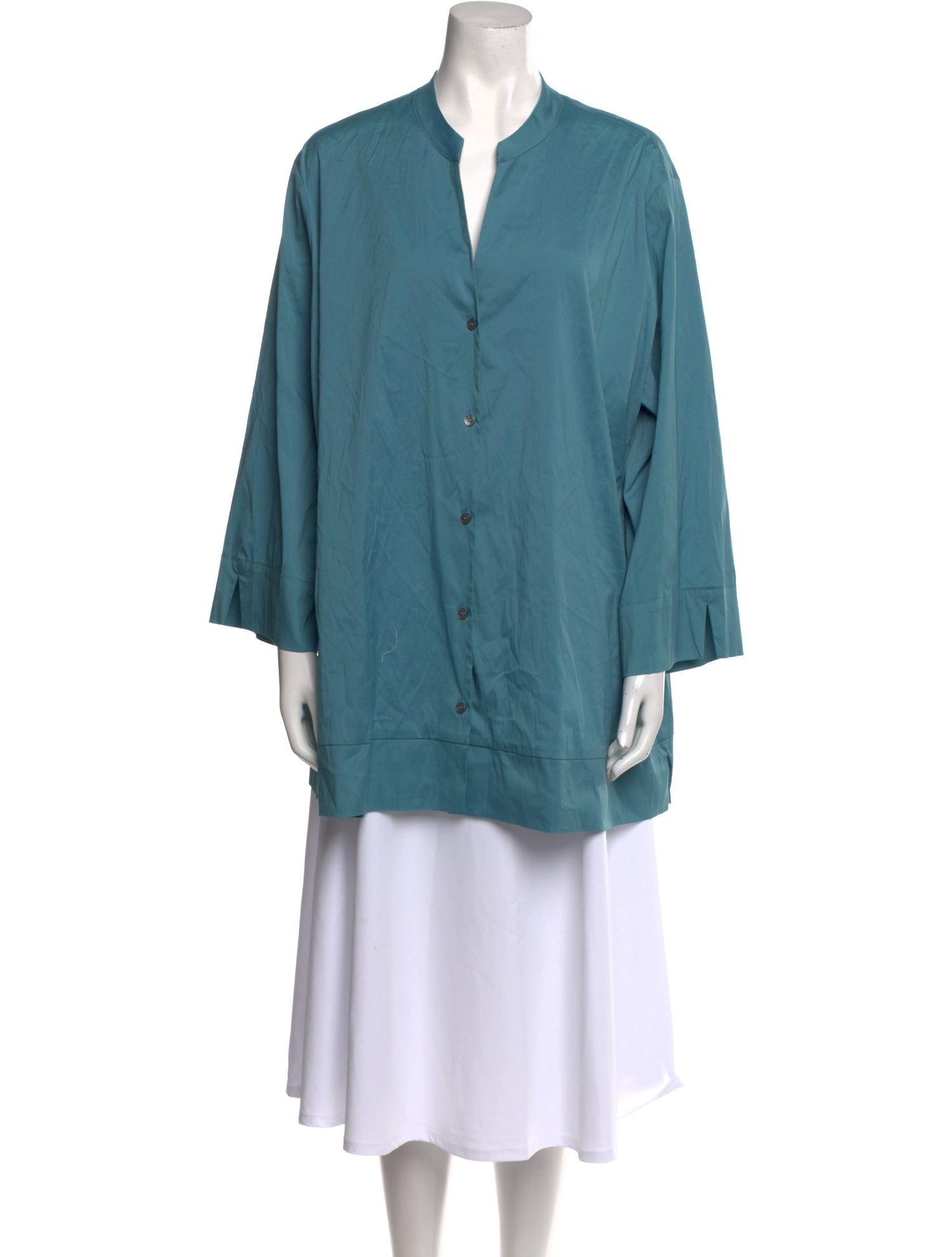 Marina Rinaldi V-Neck Long Sleeve Tunic