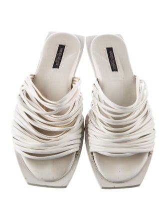 Marina Rinaldi Leather Slides