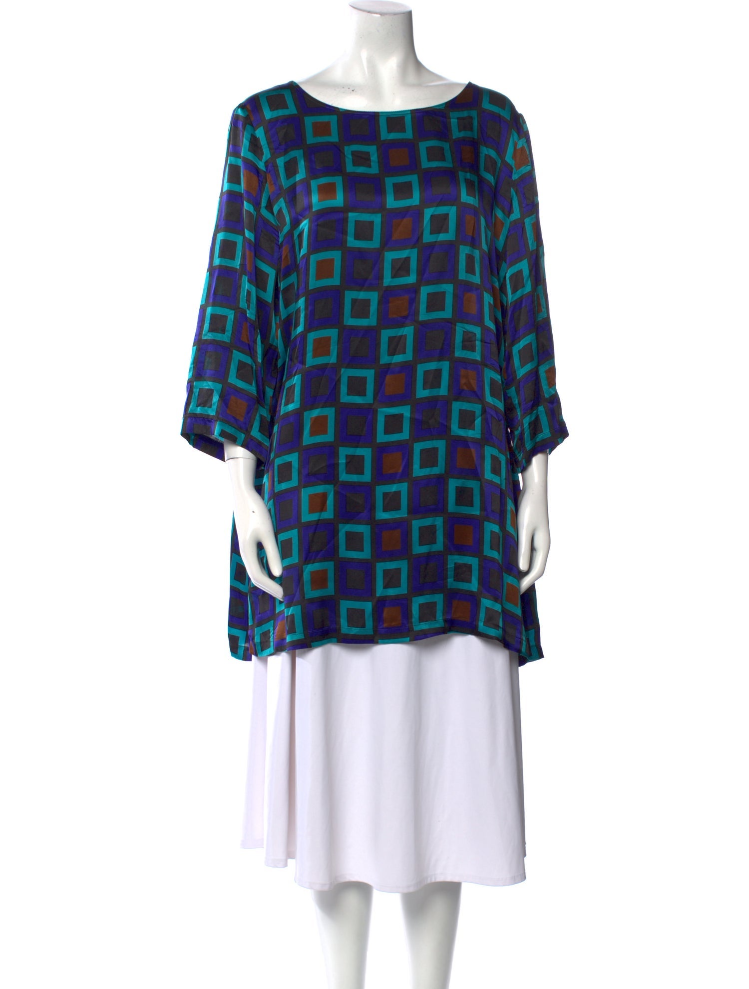 Marina Rinaldi Silk Printed Tunic