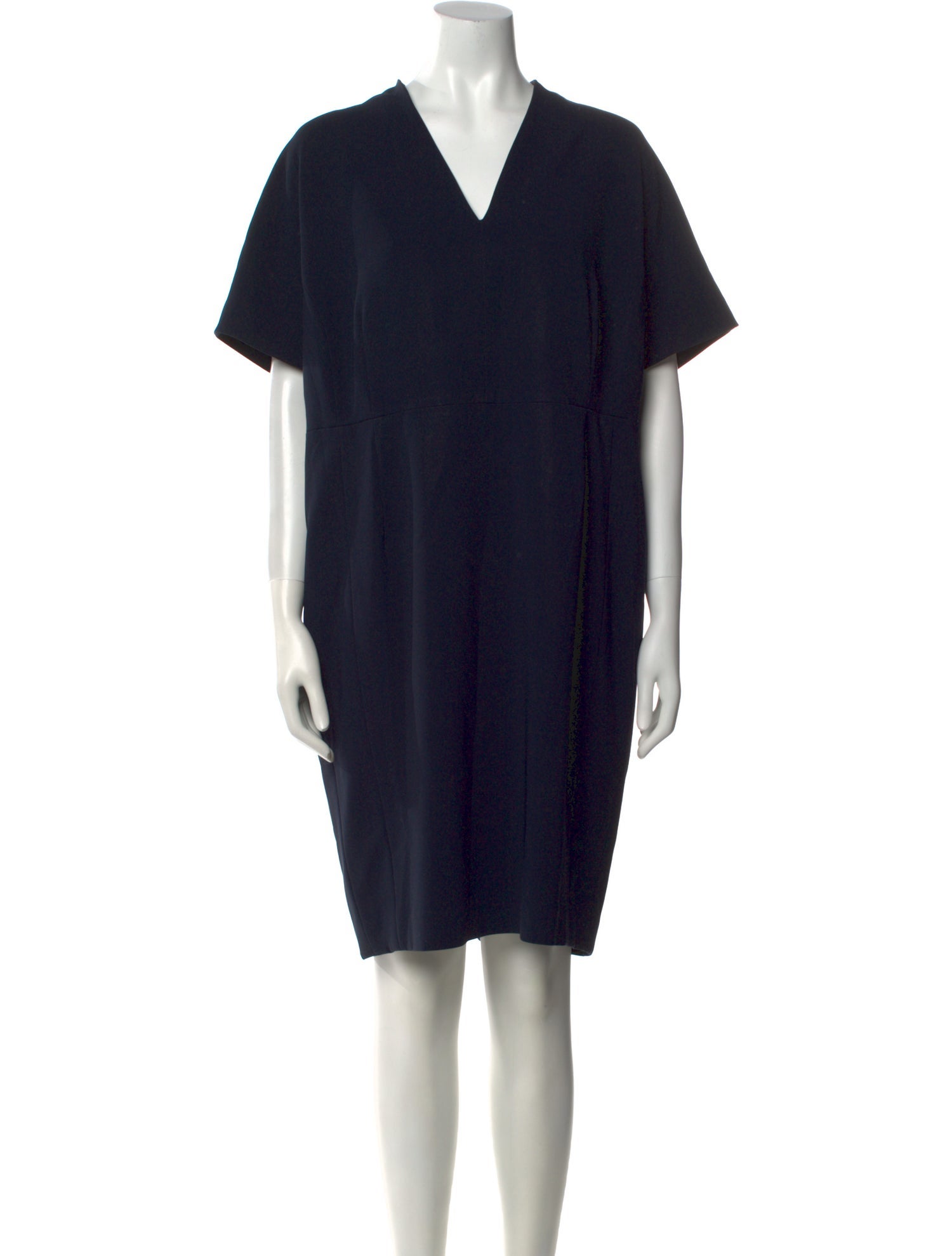 Marina Rinaldi V-Neck Knee-Length Dress