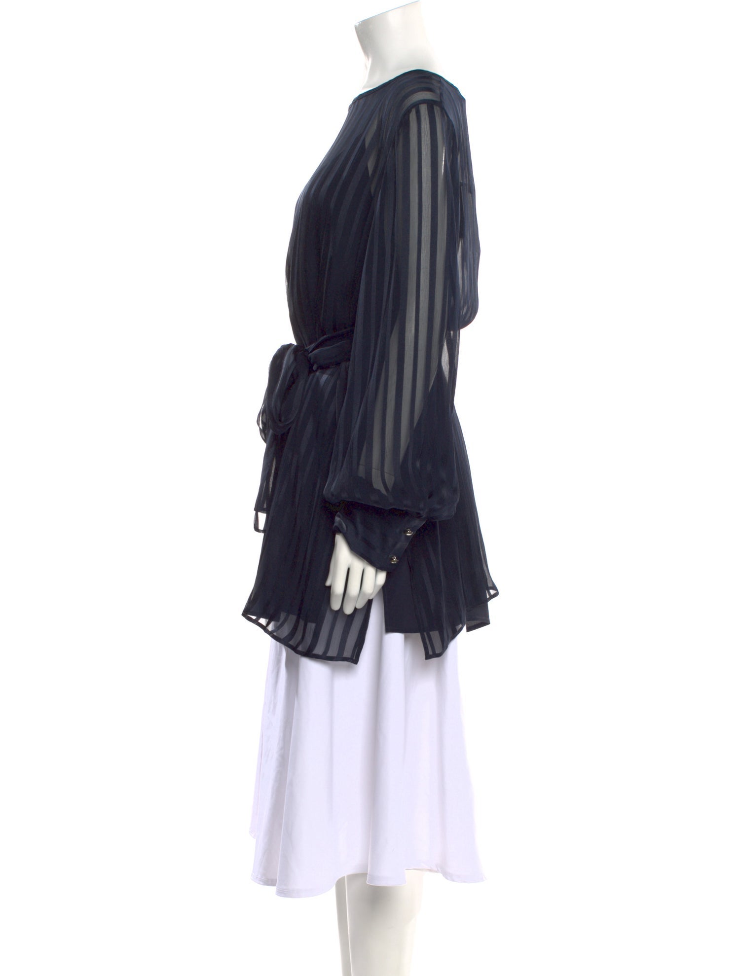 Marina Rinaldi Silk Scoop Neck Tunic w/ Tags