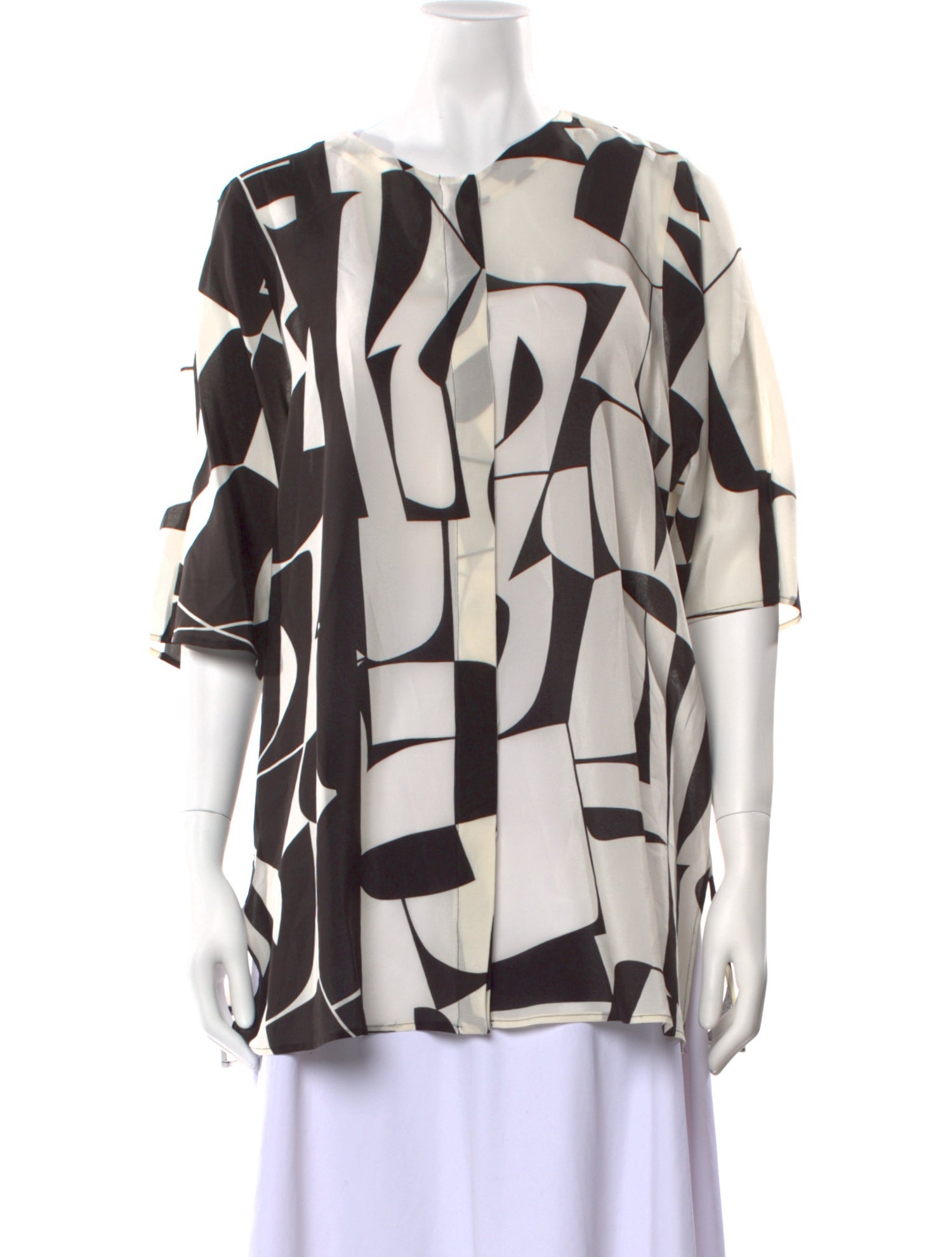 Marina Rinaldi Silk Printed Blouse