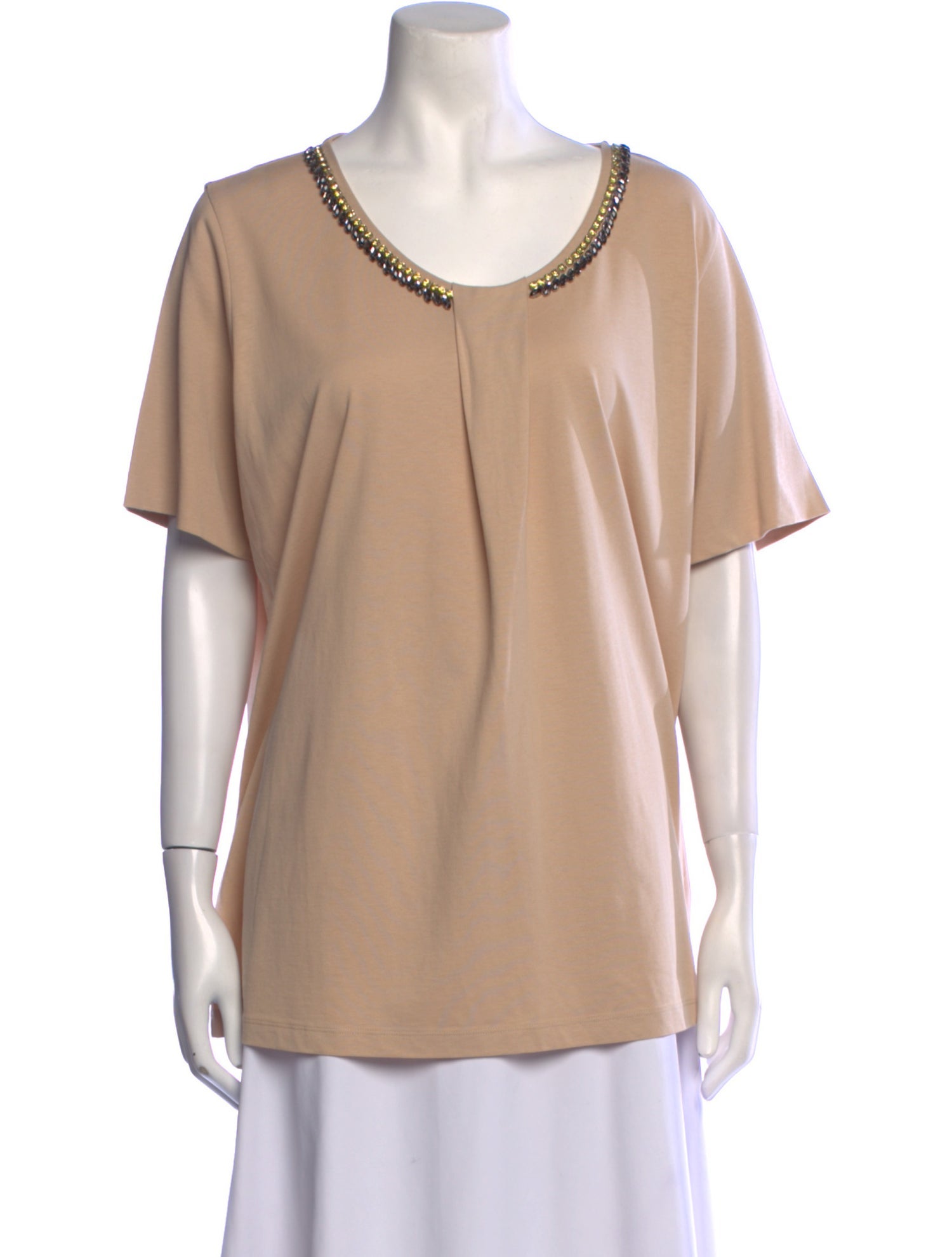 Marina Rinaldi Scoop Neck Short Sleeve T-Shirt w/ Tags
