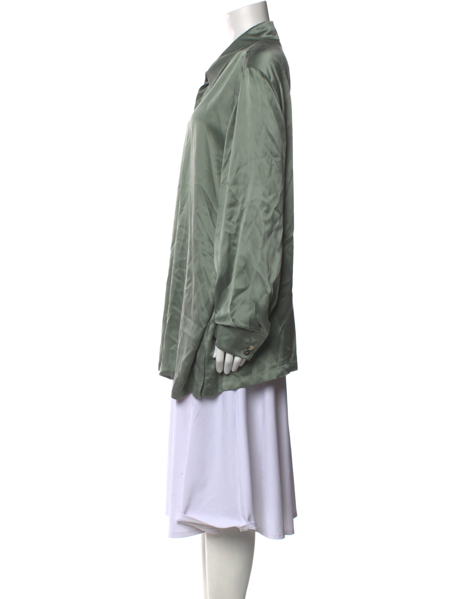 Marina Rinaldi Silk Long Sleeve Tunic