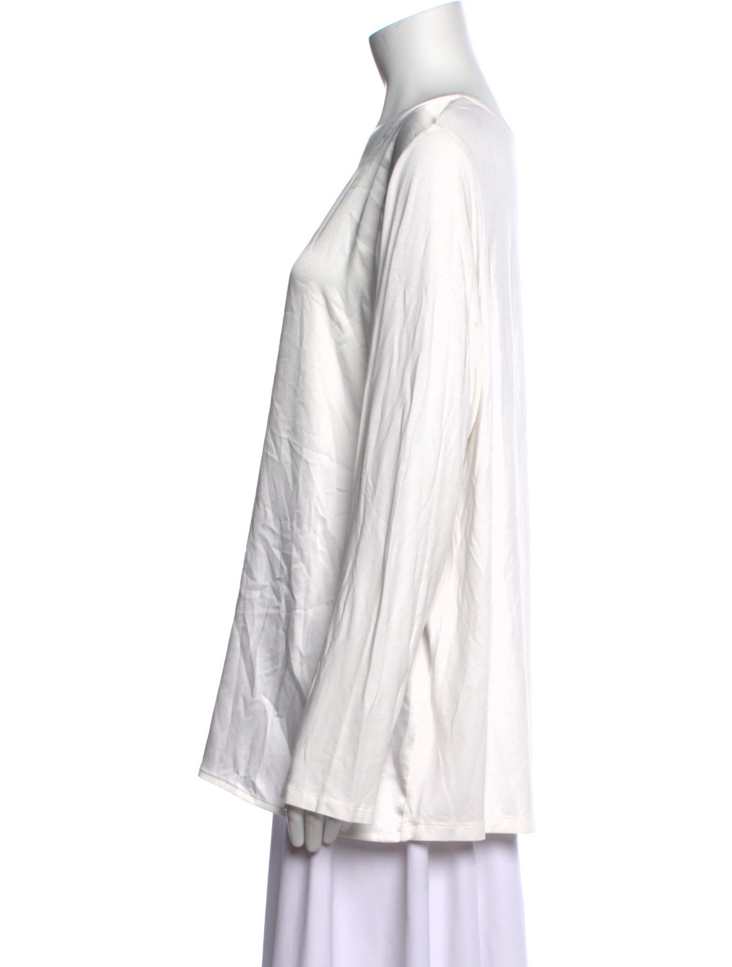 Marina Rinaldi Scoop Neck Long Sleeve Tunic