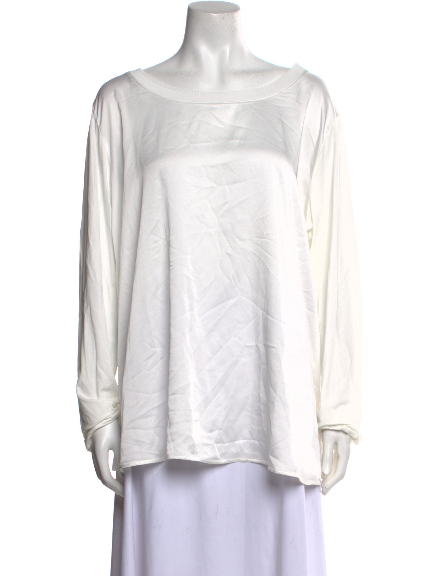 Marina Rinaldi Scoop Neck Long Sleeve Tunic w/ Tags