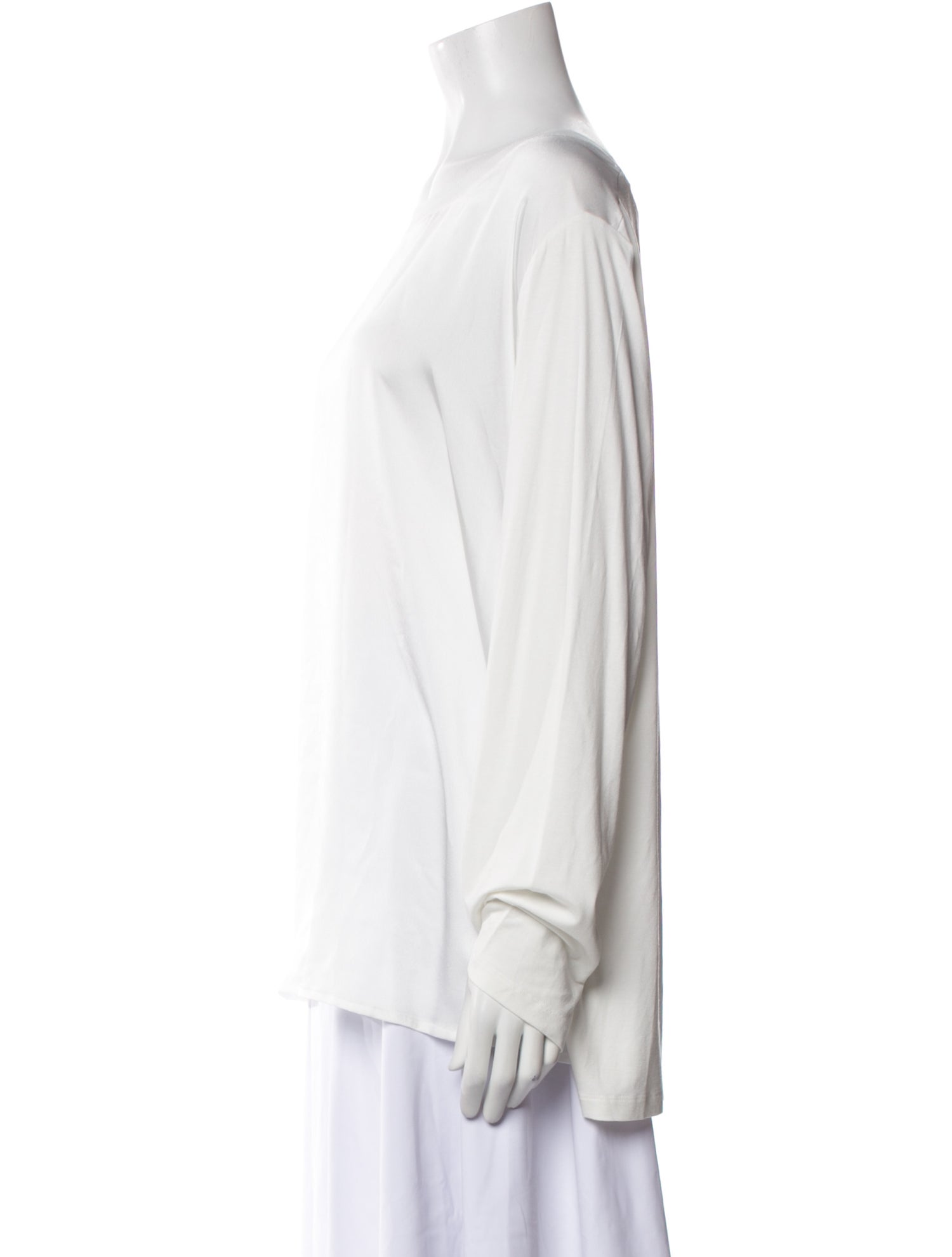 Marina Rinaldi Bateau Neckline Long Sleeve Top w/ Tags