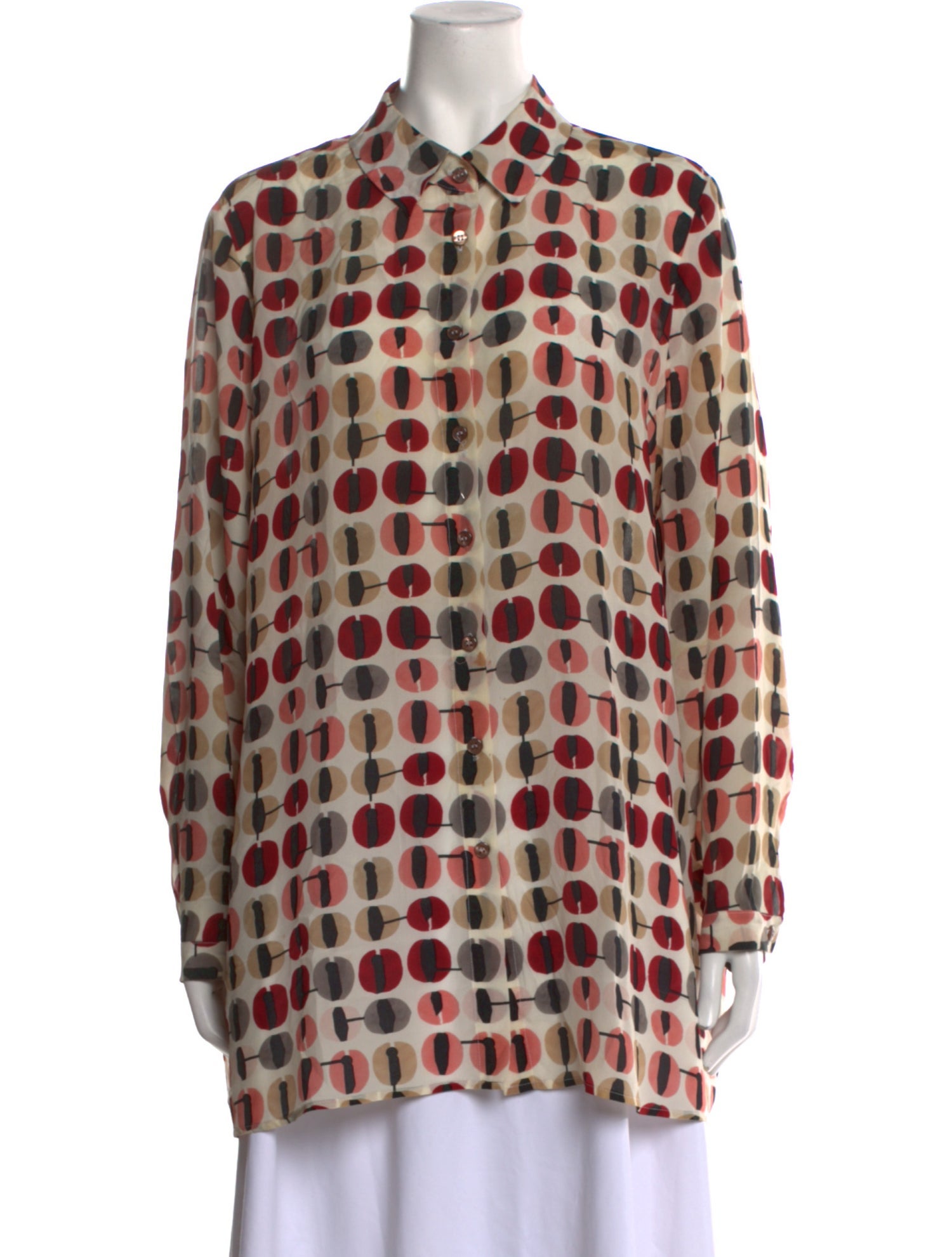Marina Rinaldi Printed Long Sleeve Tunic