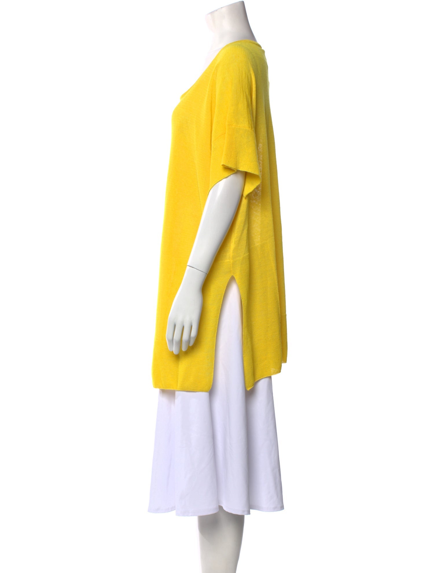 Marina Rinaldi Linen Scoop Neck Tunic w/ Tags