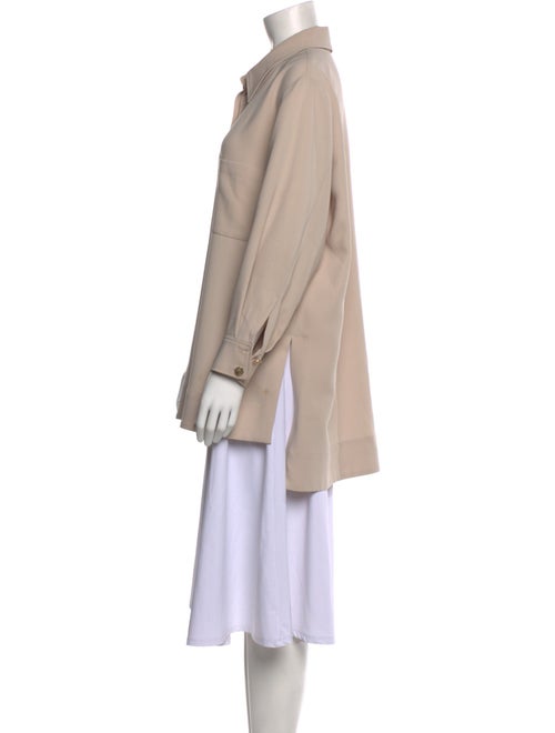 Marina Rinaldi Long Sleeve Button-Up Top