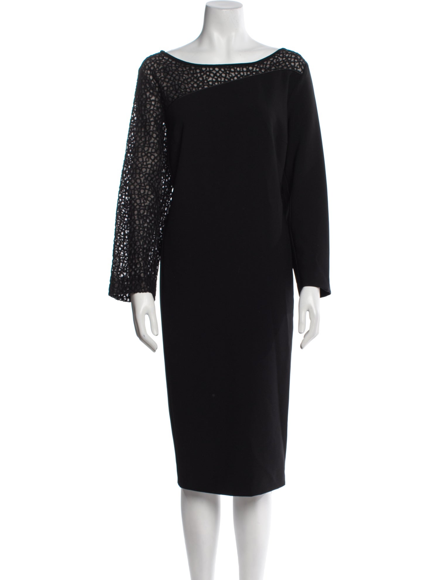 Marina Rinaldi Bateau Neckline Midi Length Dress w/ Tags