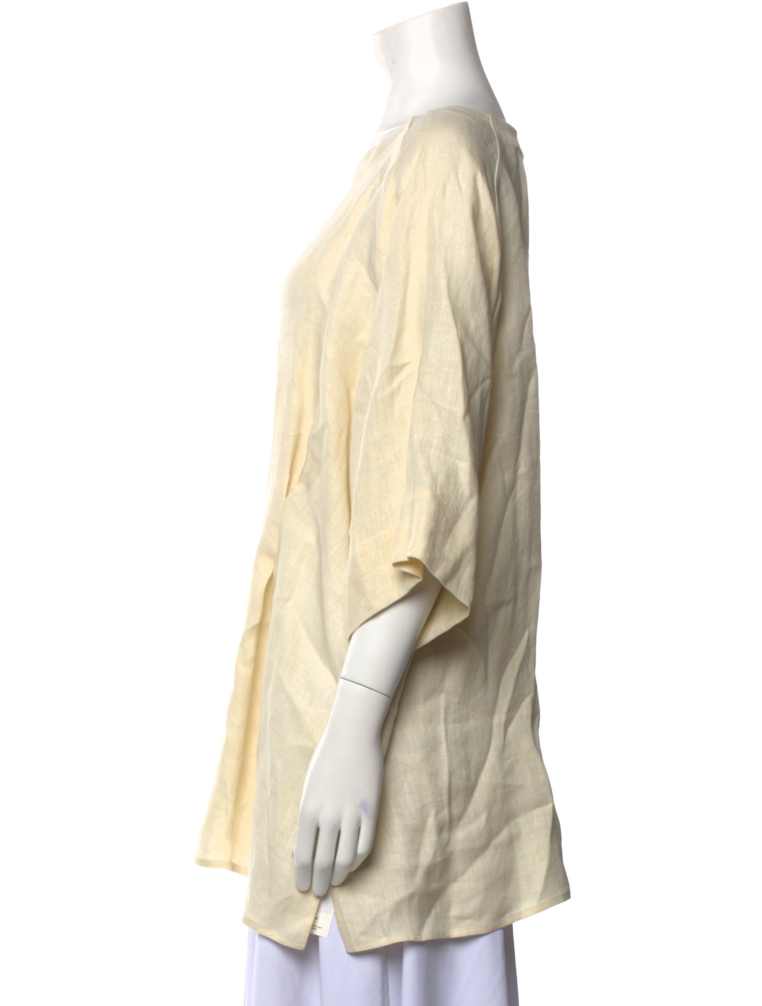 Marina Rinaldi Hemp Bateau Neckline Tunic