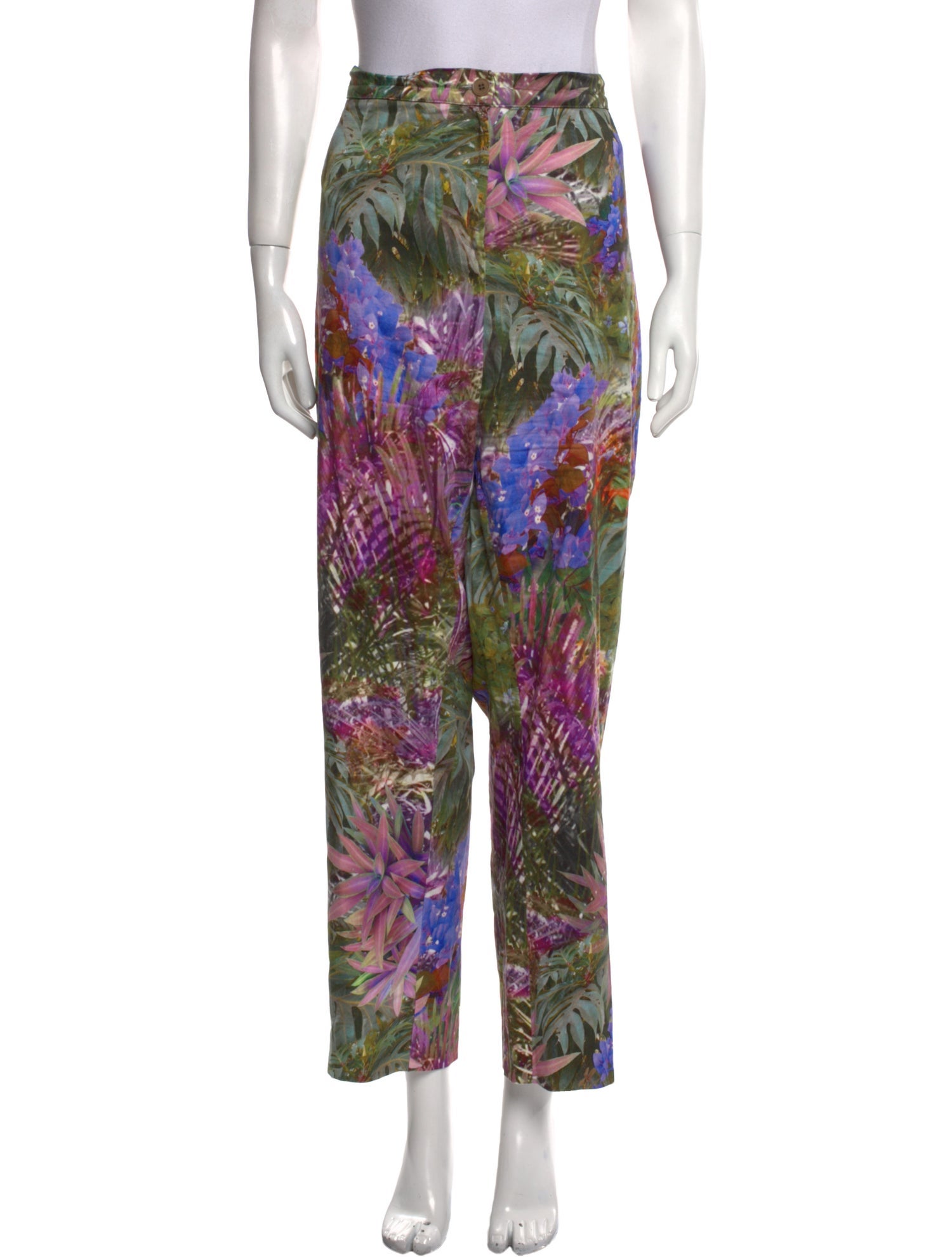 Marina Rinaldi Printed Straight Leg Pants