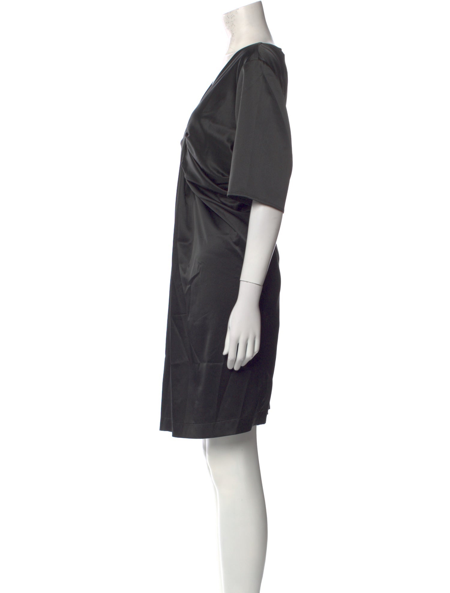 Marina Rinaldi V-Neck Knee-Length Dress