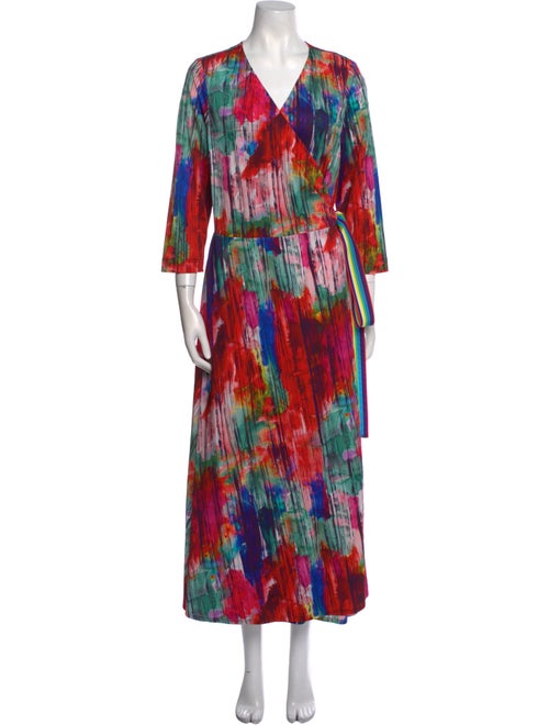 Marina Rinaldi Printed Long Dress