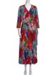 Marina Rinaldi Printed Long Dress