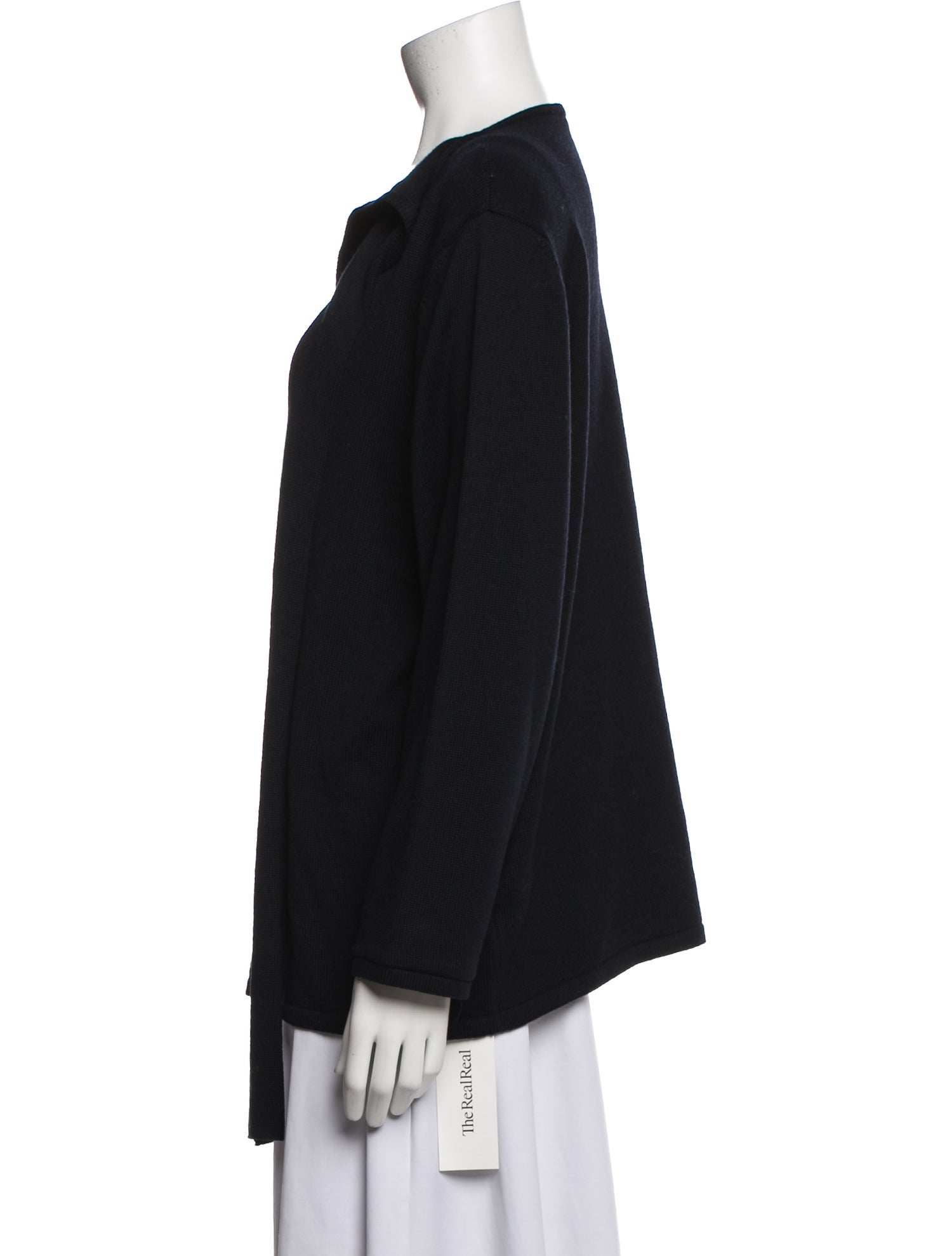 Marina Rinaldi Virgin Wool V-Neck Sweater