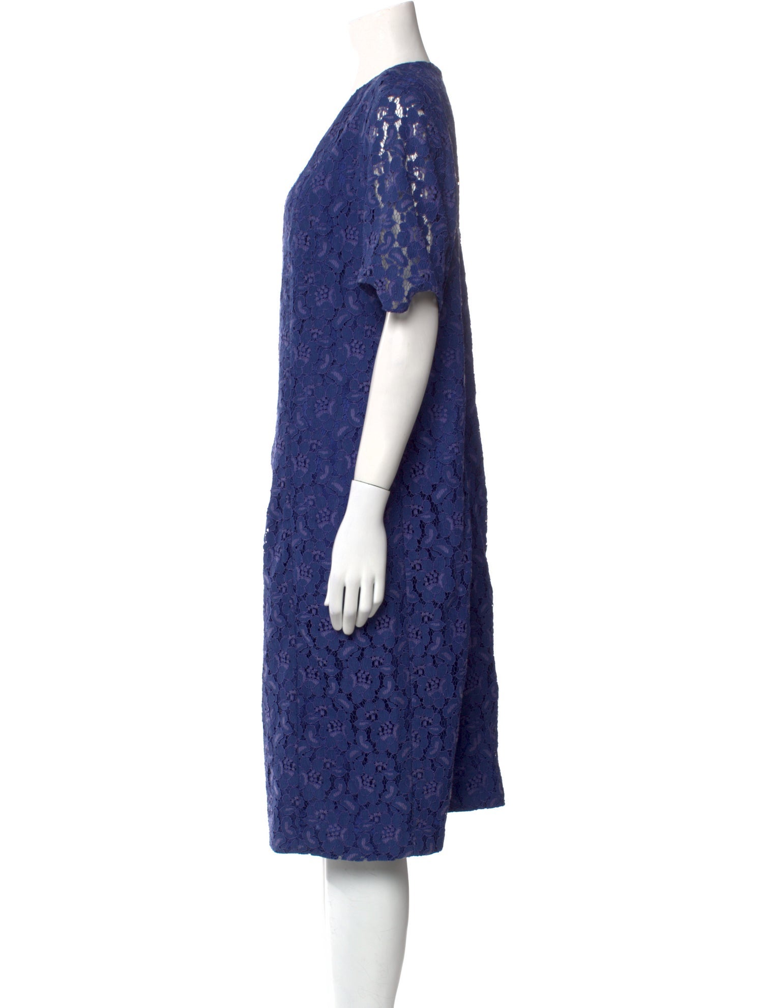 Marina Rinaldi Lace Pattern Knee-Length Dress