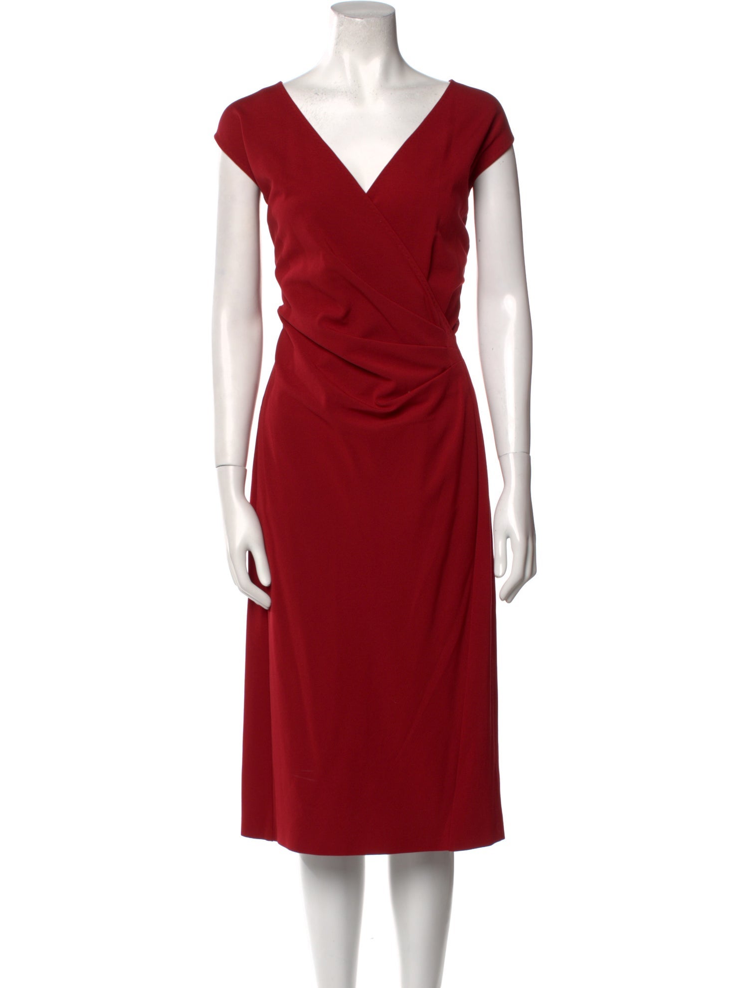 Marina Rinaldi V-Neck Midi Length Dress