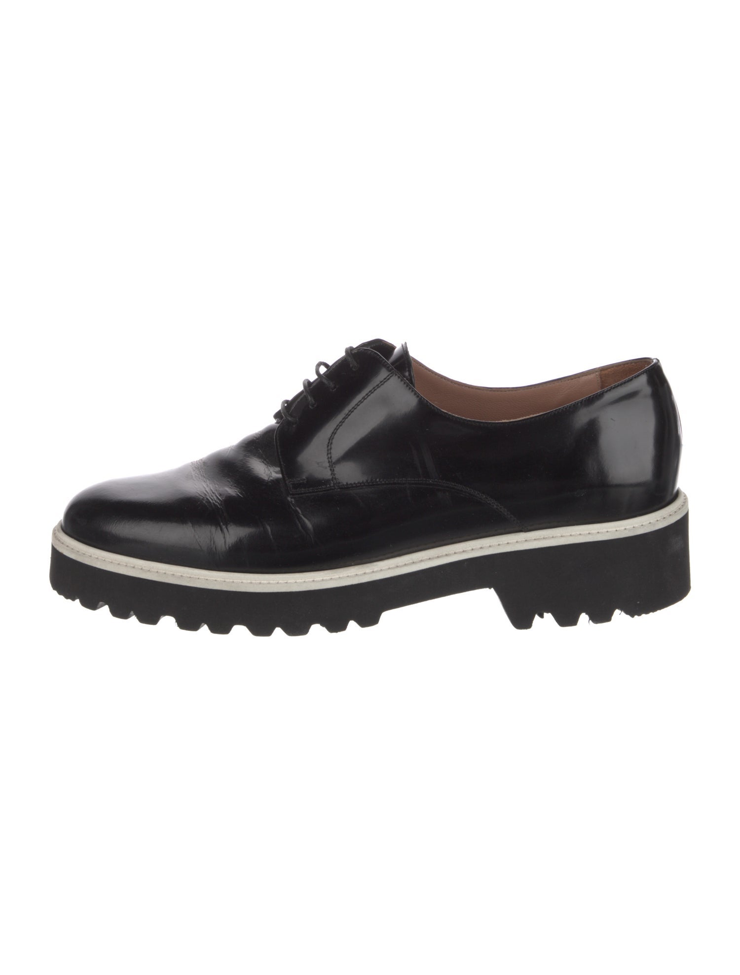 Marina Rinaldi Patent Leather Oxfords
