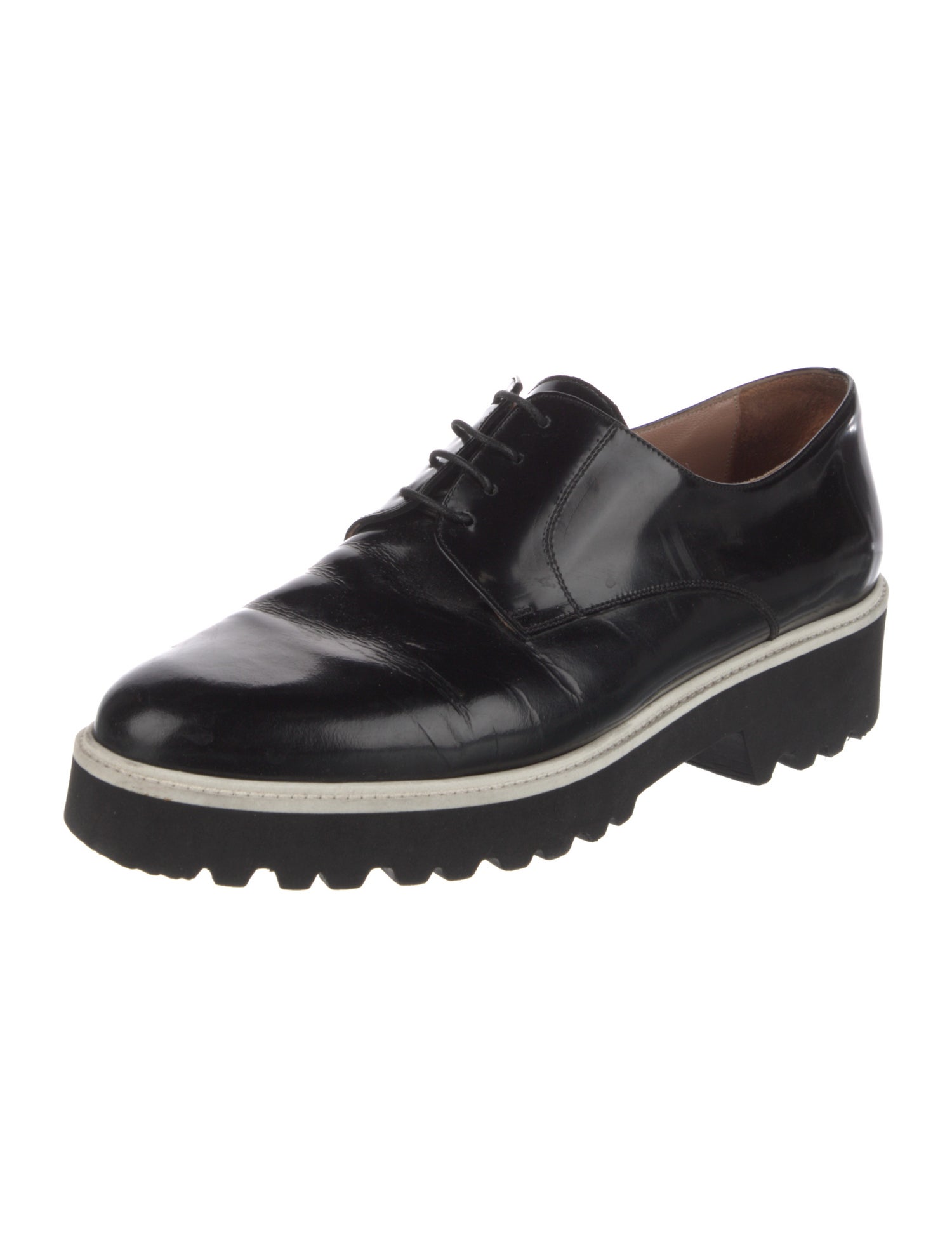 Marina Rinaldi Patent Leather Oxfords