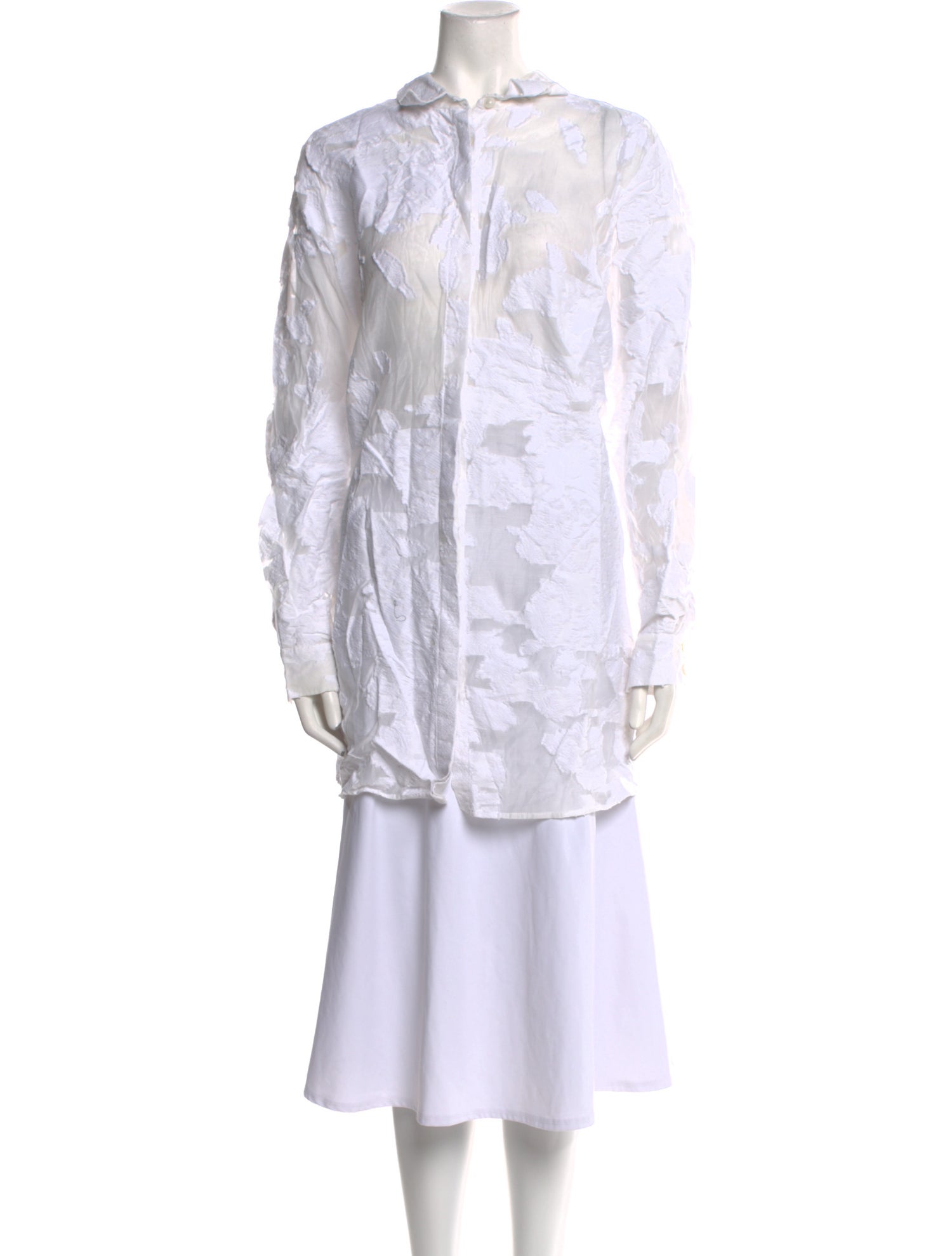 Marina Rinaldi Mock Neck Long Sleeve Tunic