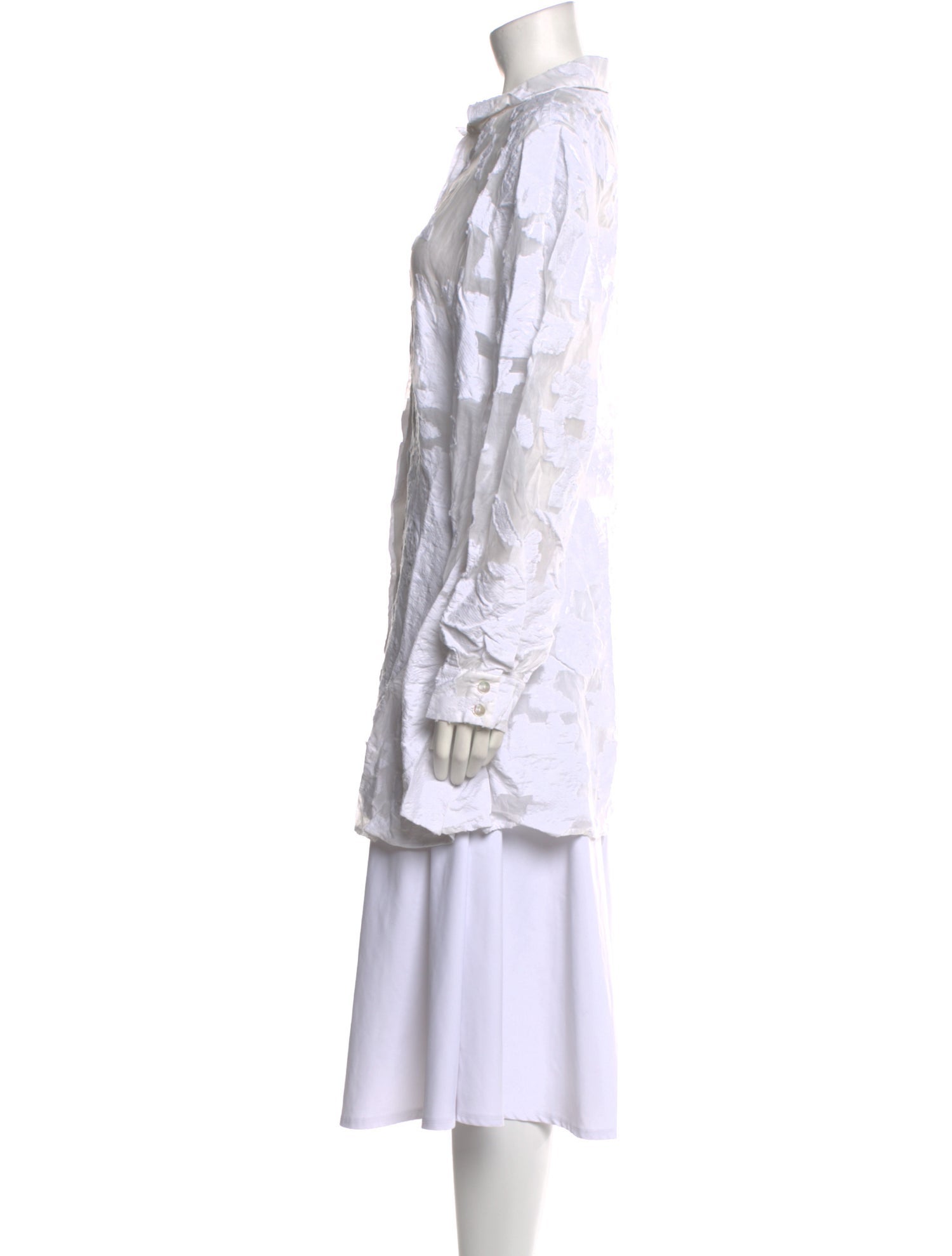 Marina Rinaldi Mock Neck Long Sleeve Tunic