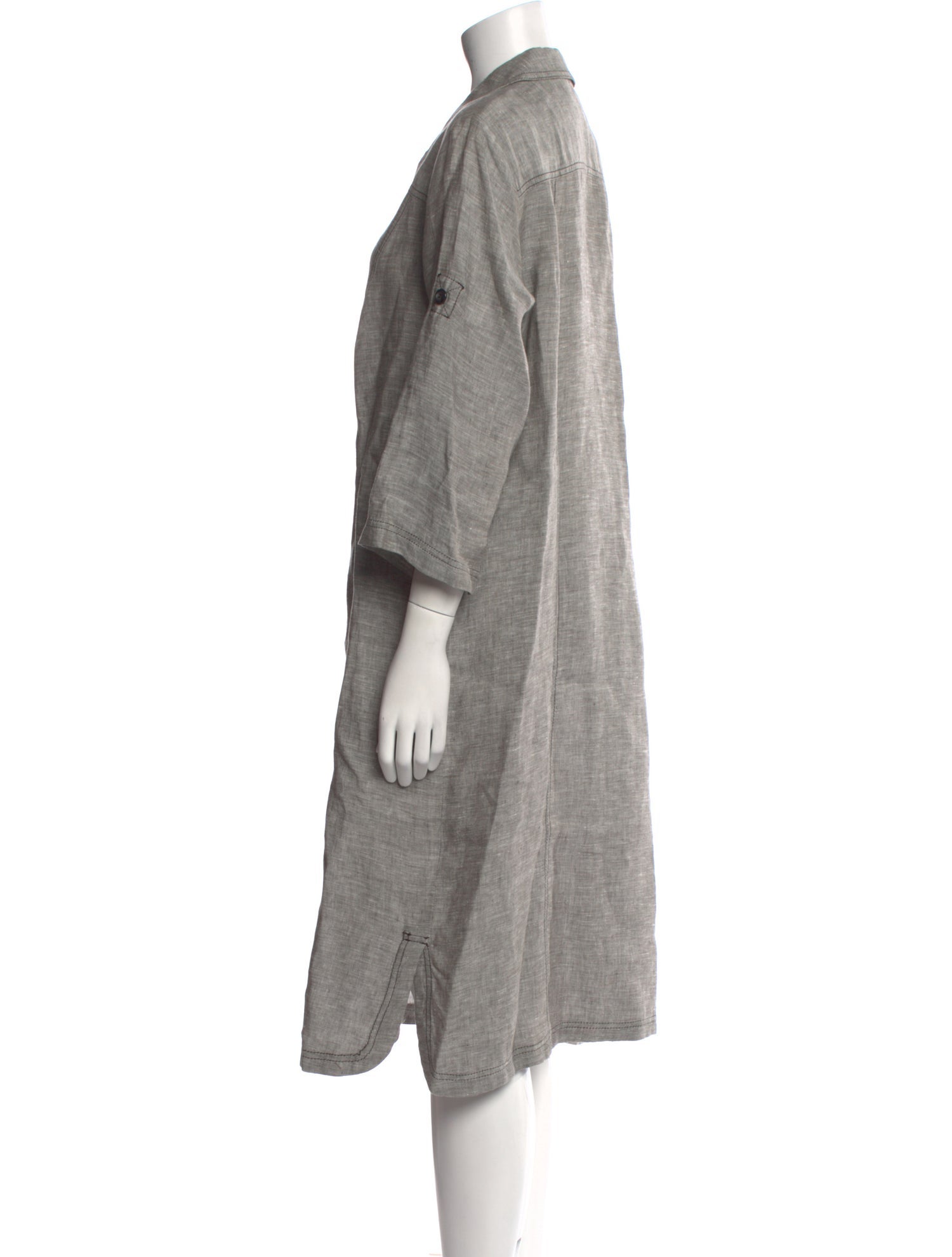 Marina Rinaldi Linen Midi Length Dress