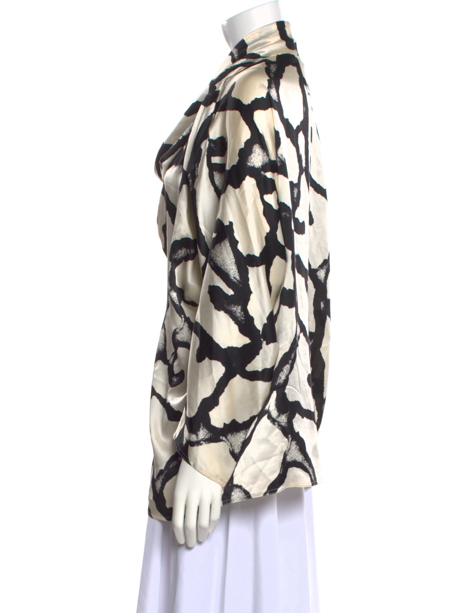 Marina Rinaldi Silk Printed Blouse