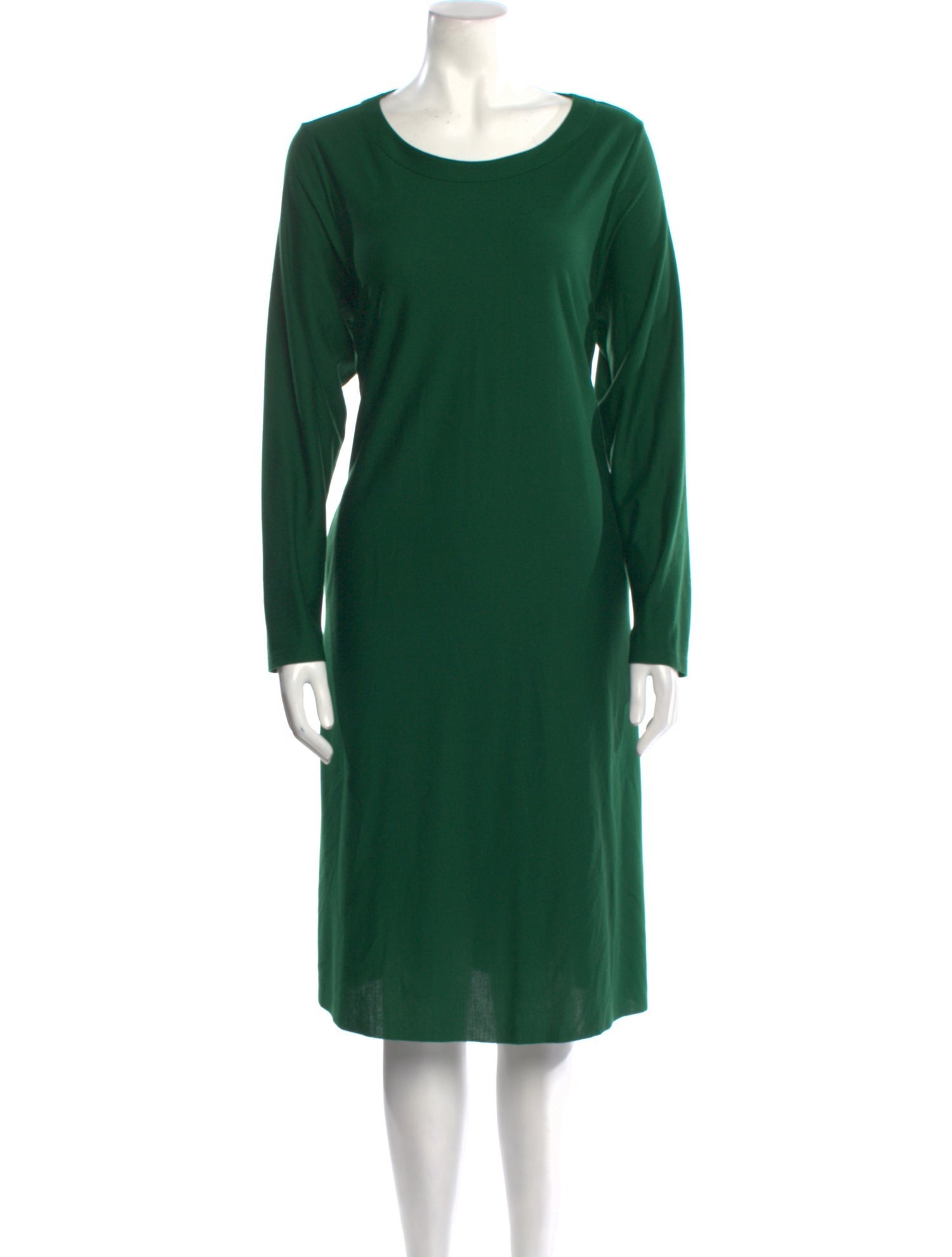 Marina Rinaldi Bateau Neckline Midi Length Dress