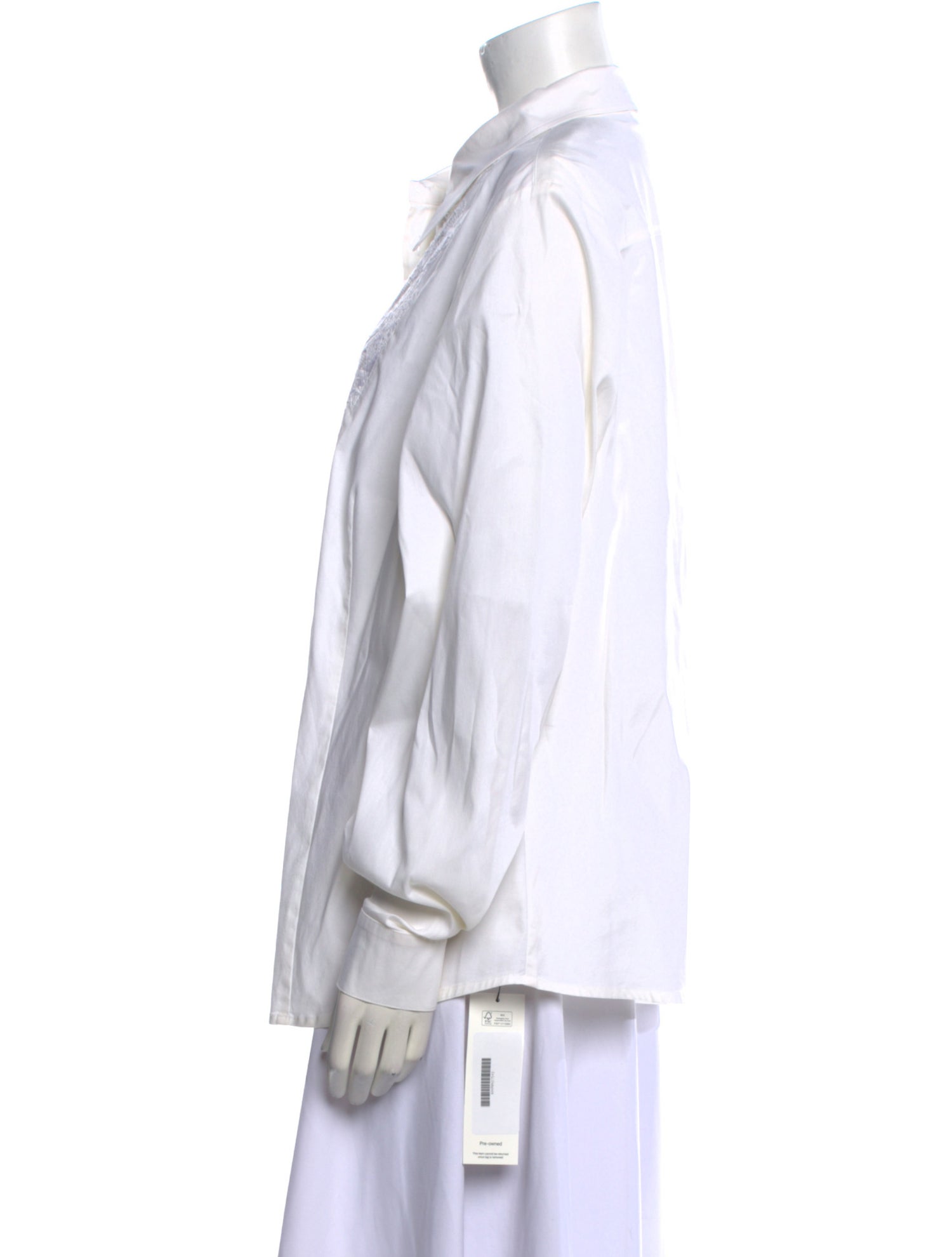 Marina Rinaldi Long Sleeve Button-Up Top