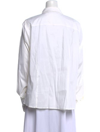 Marina Rinaldi Long Sleeve Button-Up Top