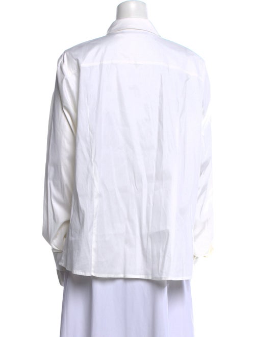 Marina Rinaldi Long Sleeve Button-Up Top