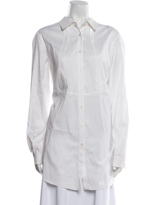 Marina Rinaldi Long Sleeve Button-Up Top