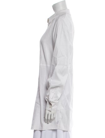 Marina Rinaldi Long Sleeve Button-Up Top