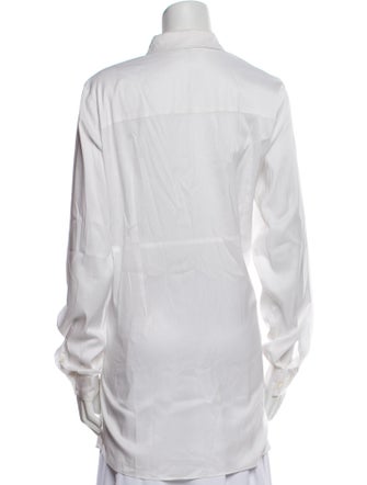 Marina Rinaldi Long Sleeve Button-Up Top