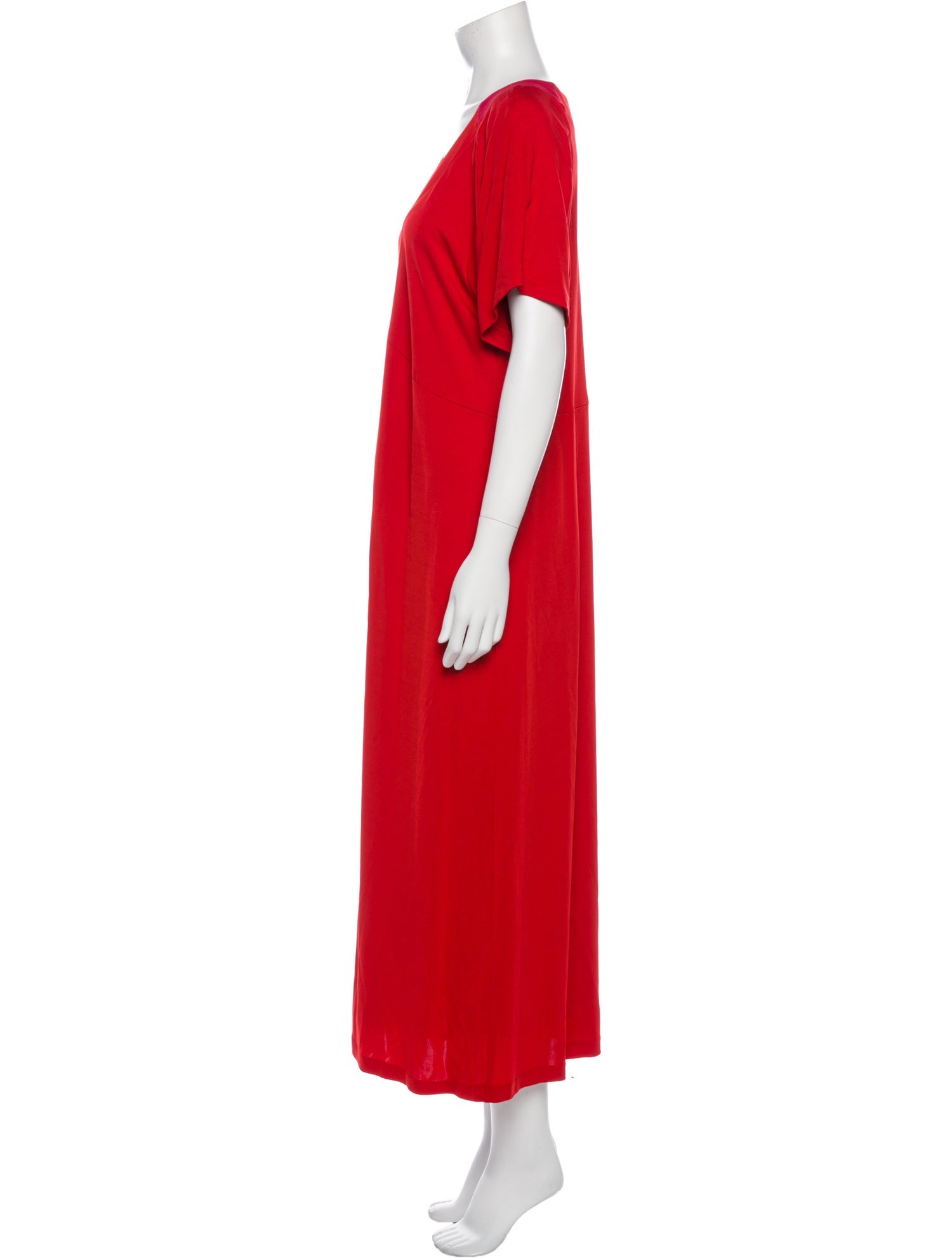 Marina Rinaldi V-Neck Long Dress
