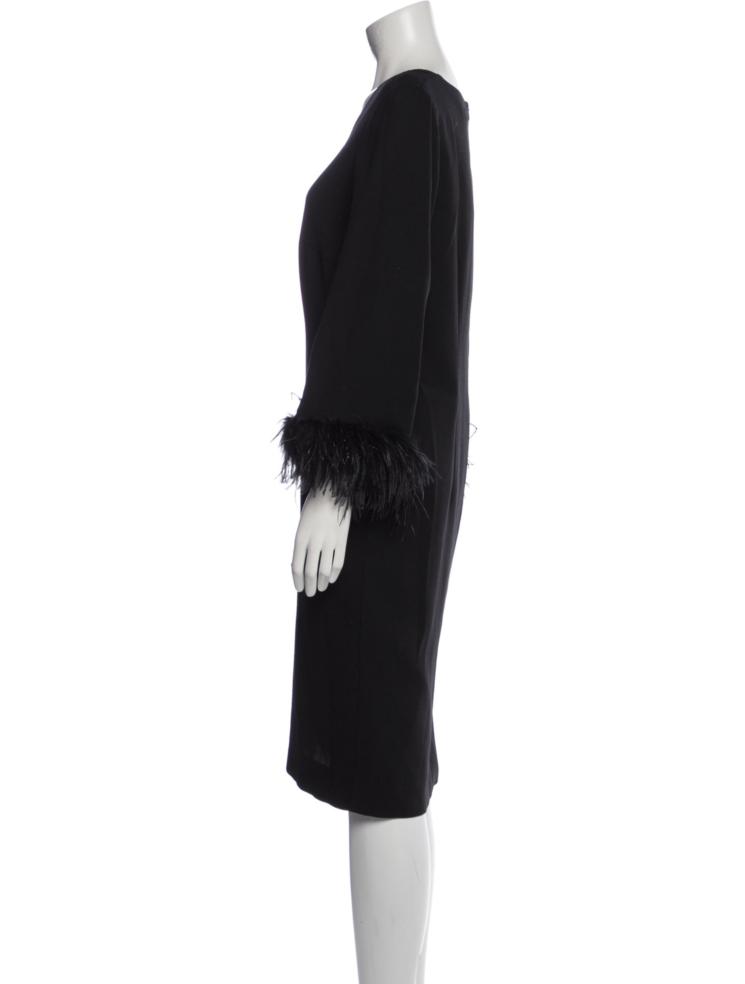 Marina Rinaldi Virgin Wool Knee-Length Dress