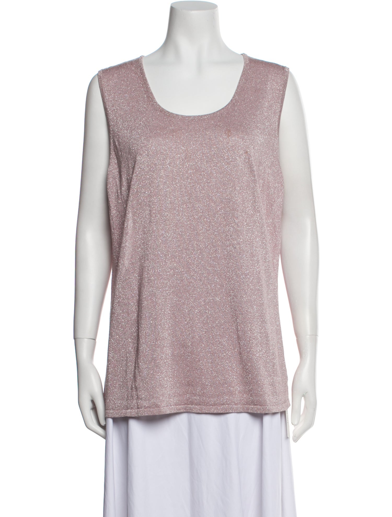 Marina Rinaldi Scoop Neck Sleeveless Top