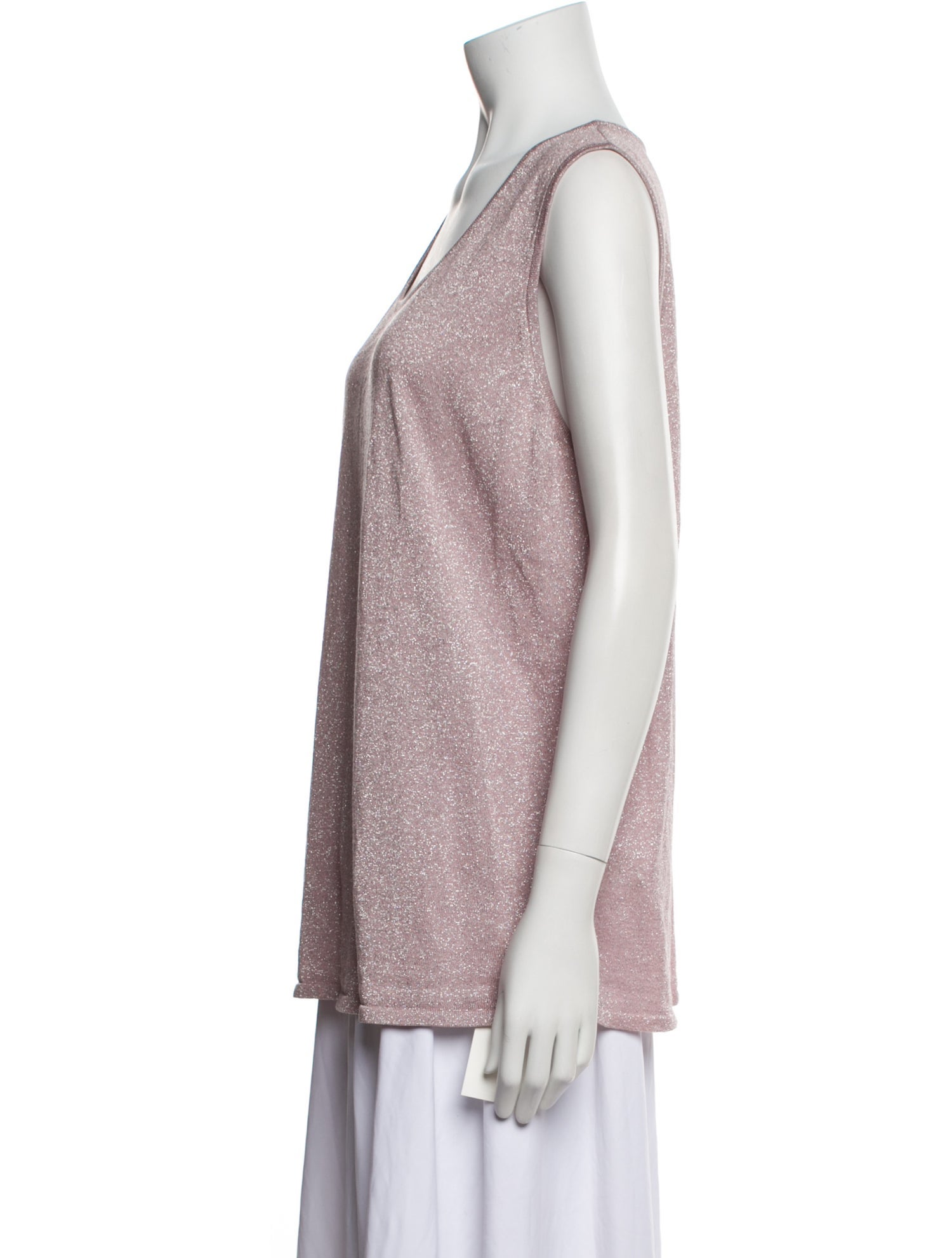 Marina Rinaldi Scoop Neck Sleeveless Top