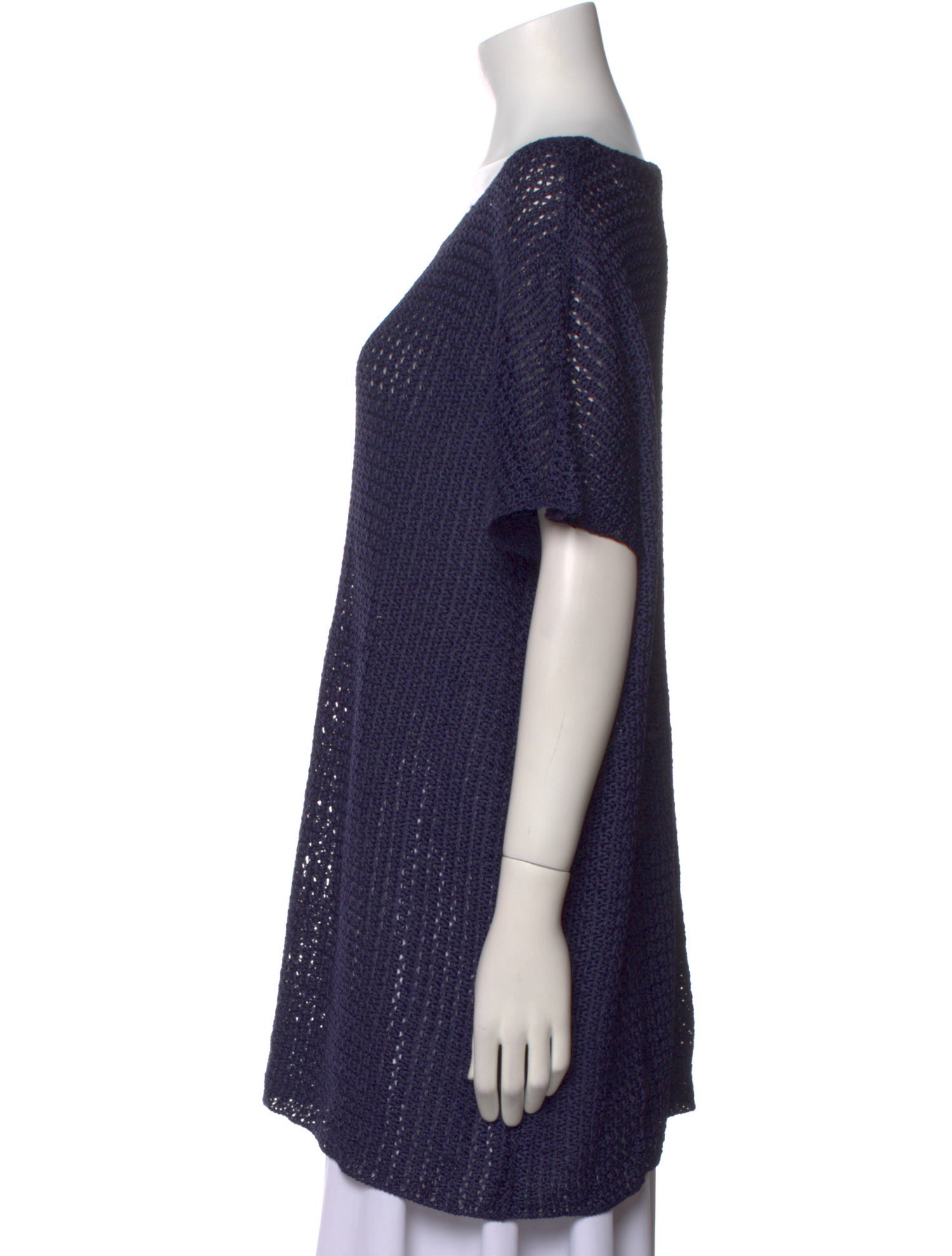 Marina Rinaldi Bateau Neckline Short Sleeve Tunic