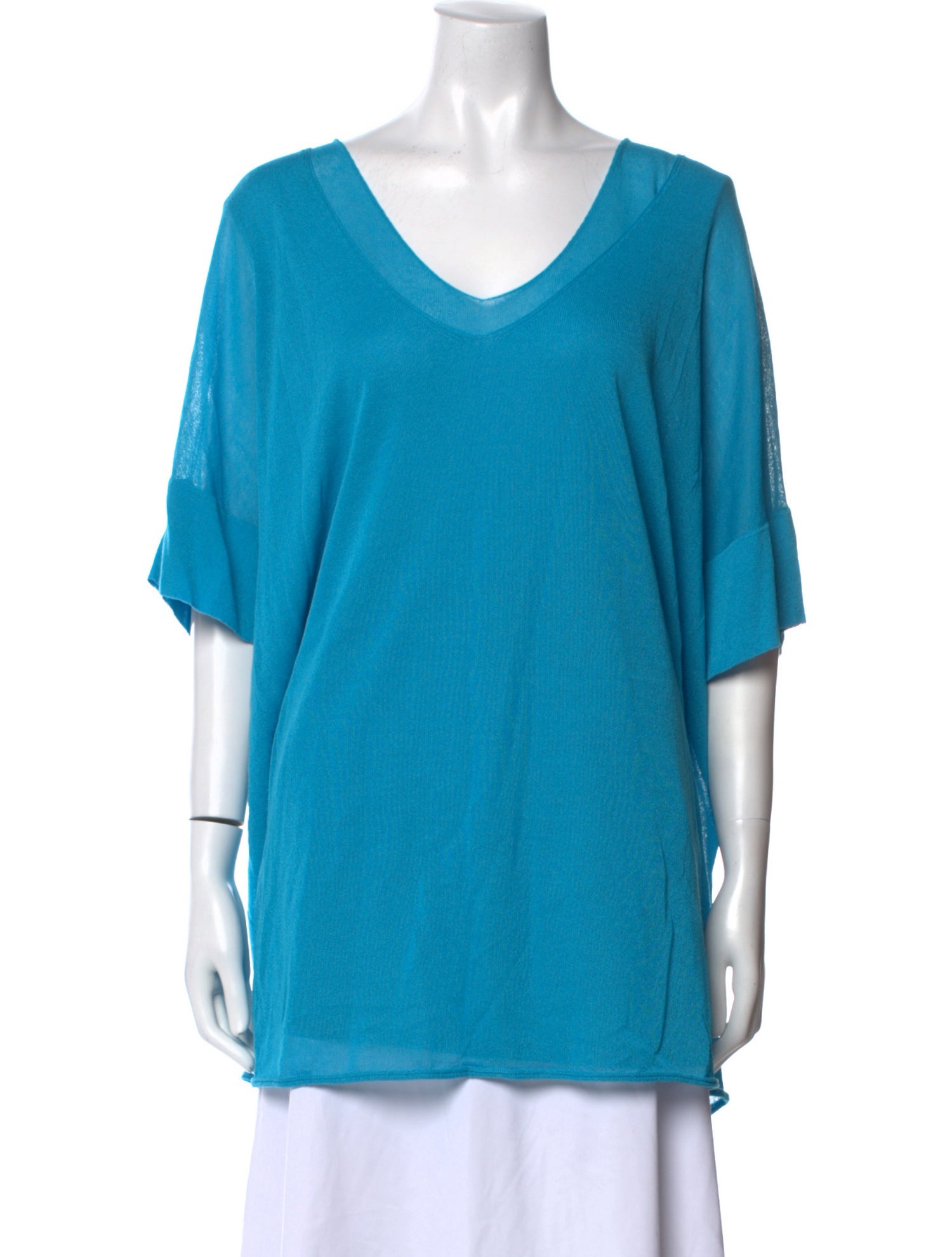 Marina Rinaldi V-Neck Short Sleeve T-Shirt w/ Tags