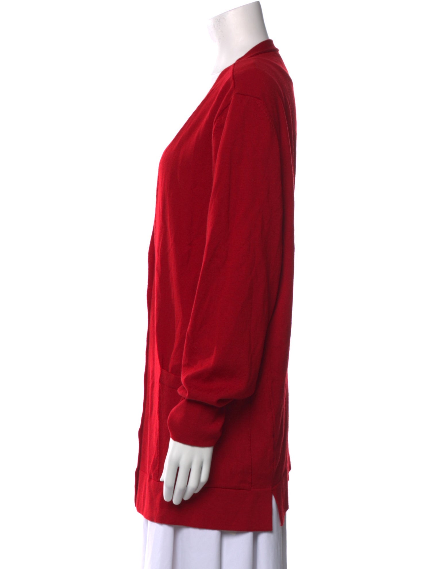 Marina Rinaldi Virgin Wool V-Neck Sweater