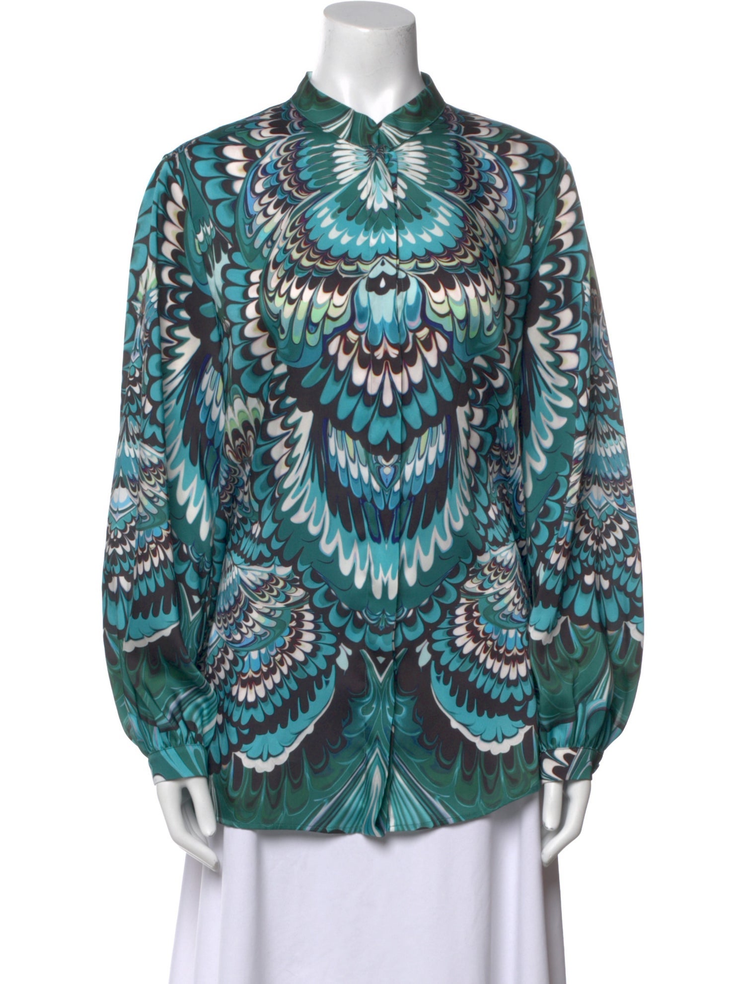 Marina Rinaldi Printed Long Sleeve Tunic