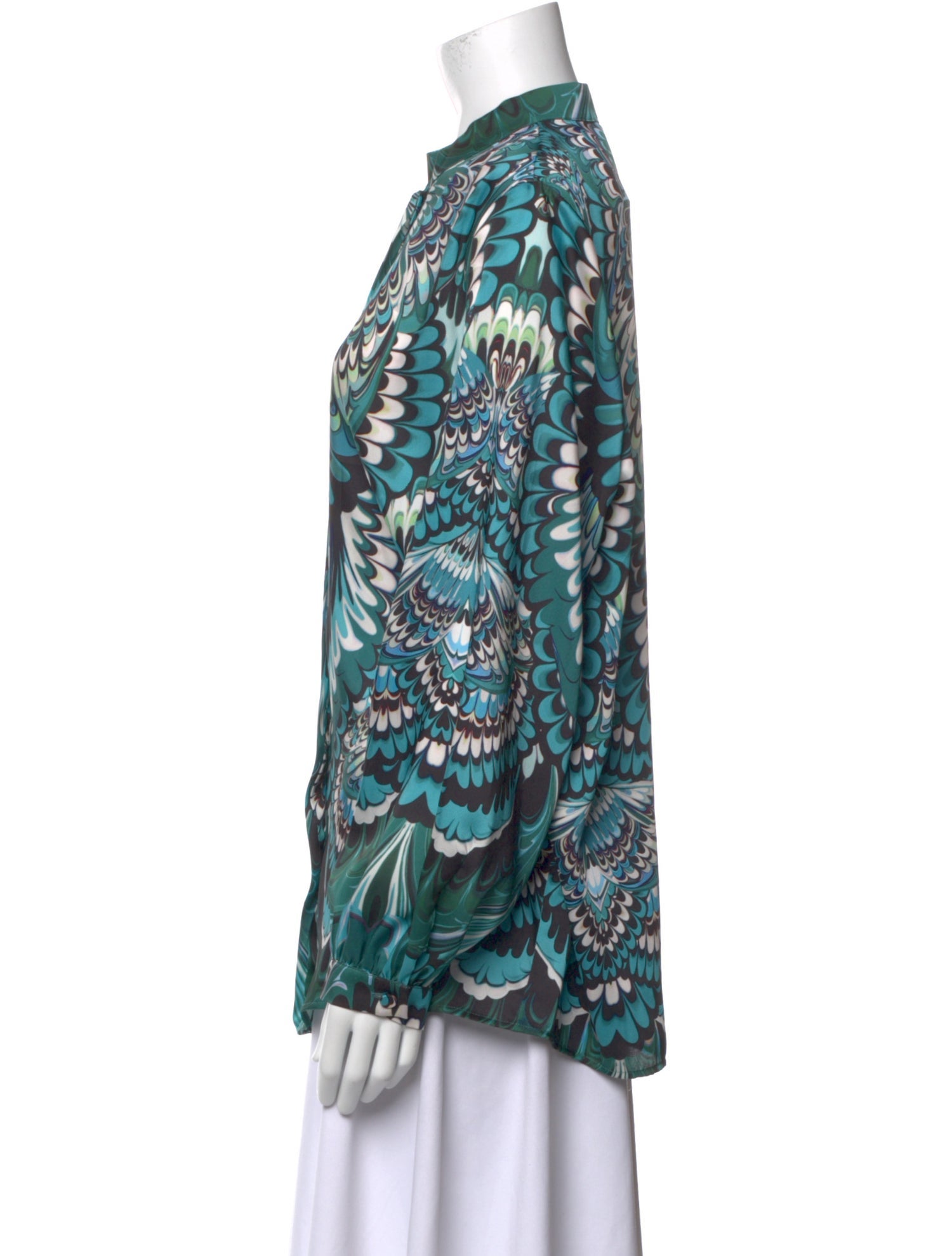 Marina Rinaldi Printed Long Sleeve Tunic