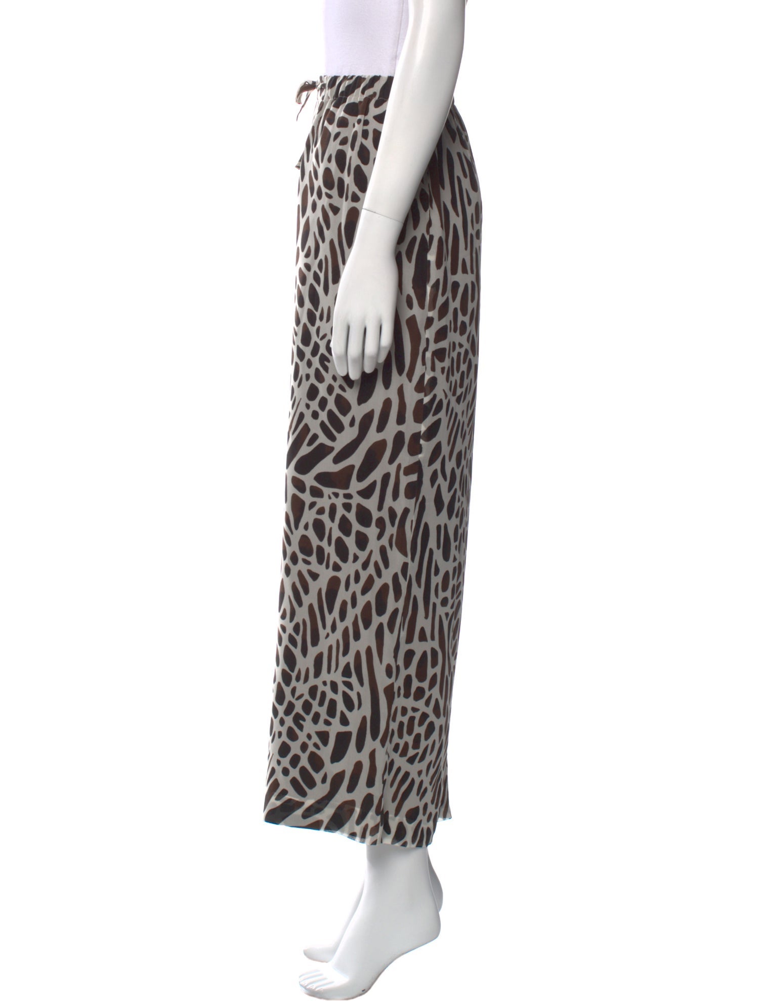 Marina Rinaldi Silk Wide Leg Pants